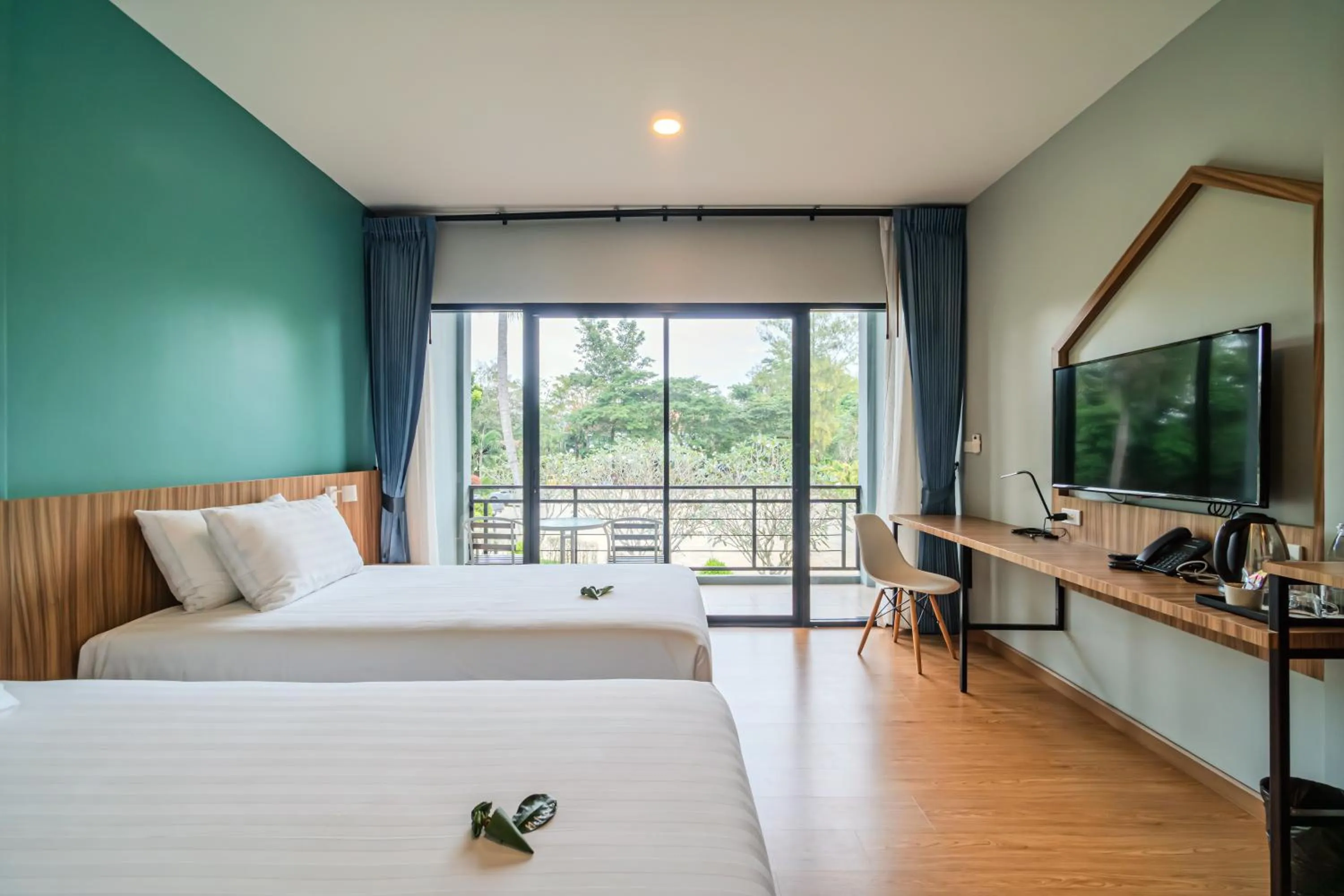 Bed in The Tree Riverside Resort Kaeng Krachan