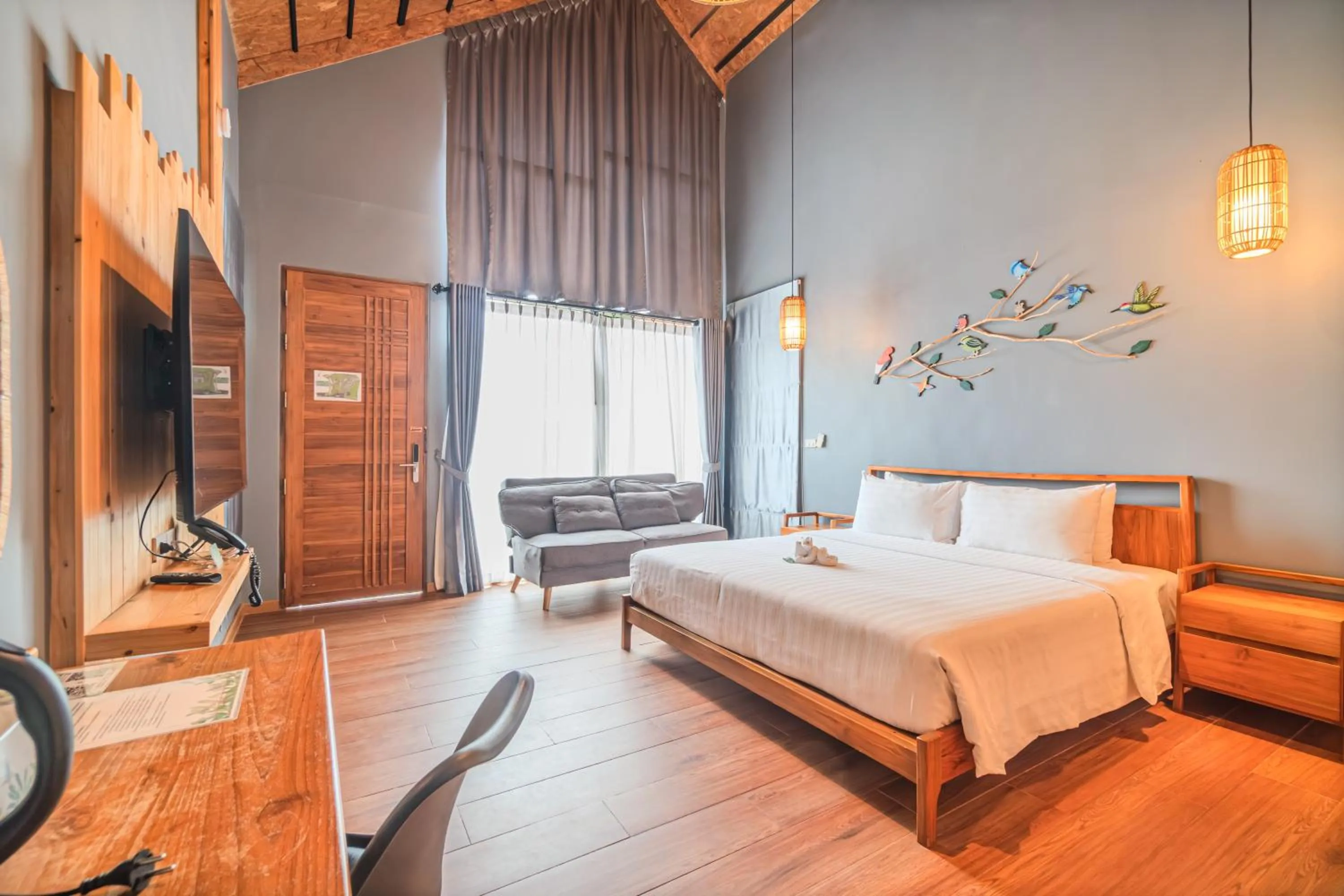 Bed in The Tree Riverside Resort Kaeng Krachan