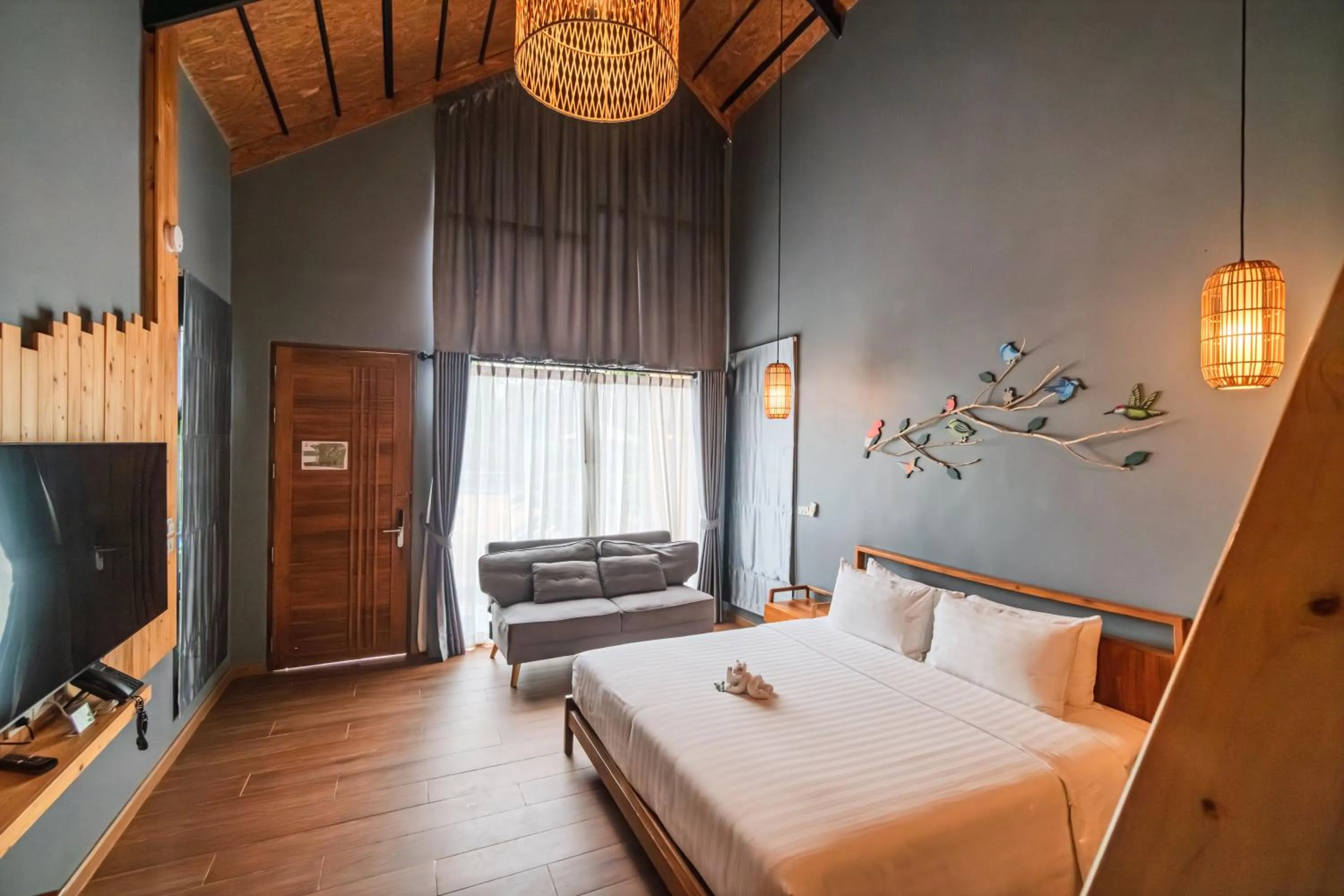 Bed in The Tree Riverside Resort Kaeng Krachan