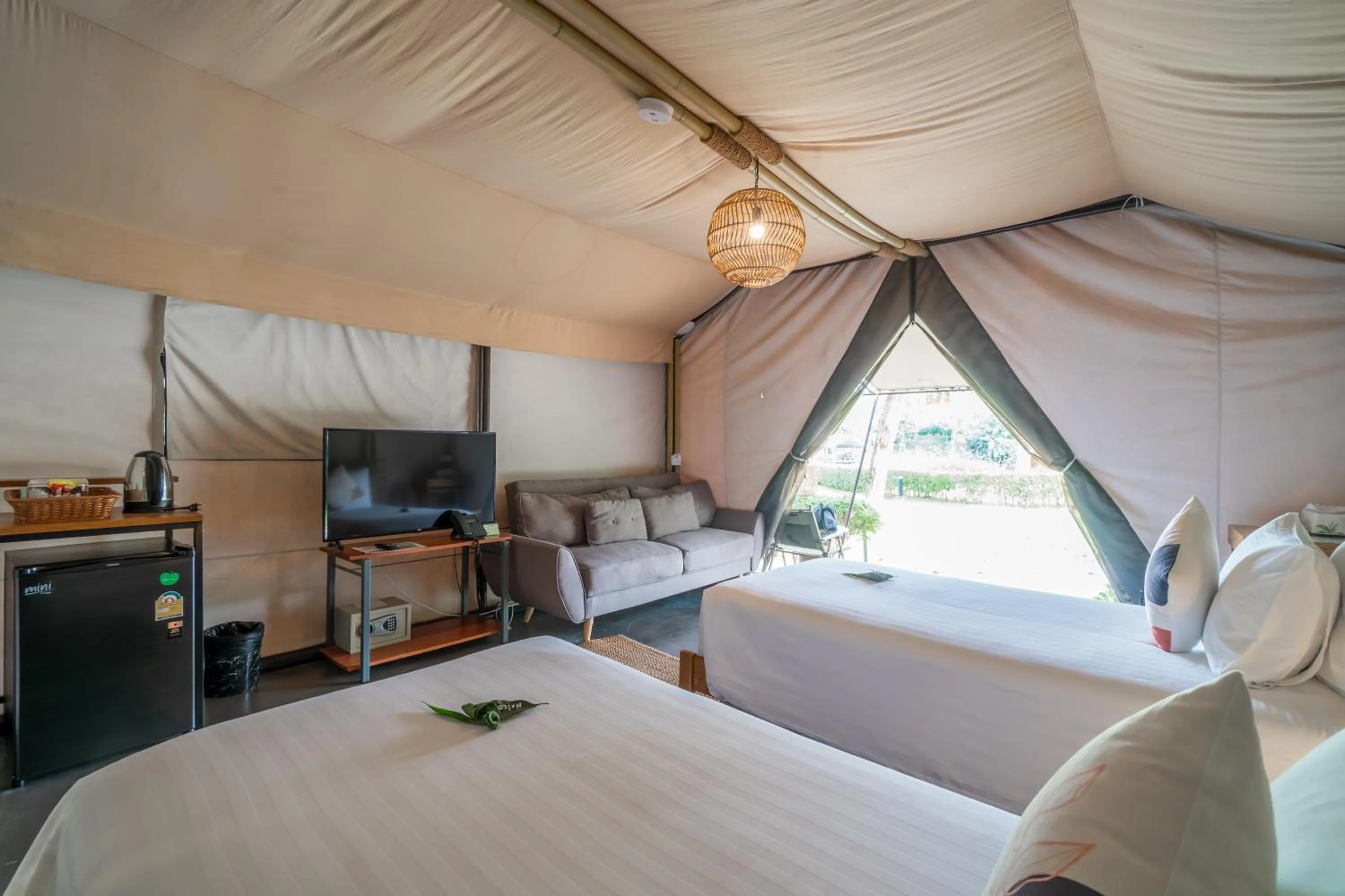 Bed in The Tree Riverside Resort Kaeng Krachan