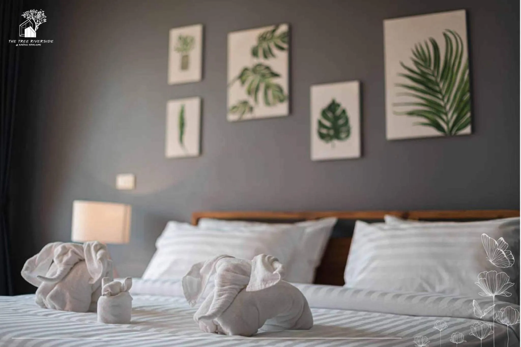 Bed in The Tree Riverside Resort Kaeng Krachan