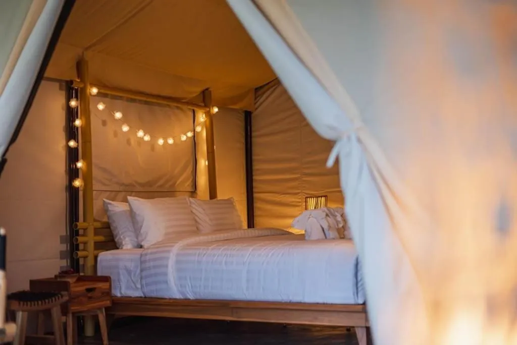 Bed in The Tree Riverside Resort Kaeng Krachan