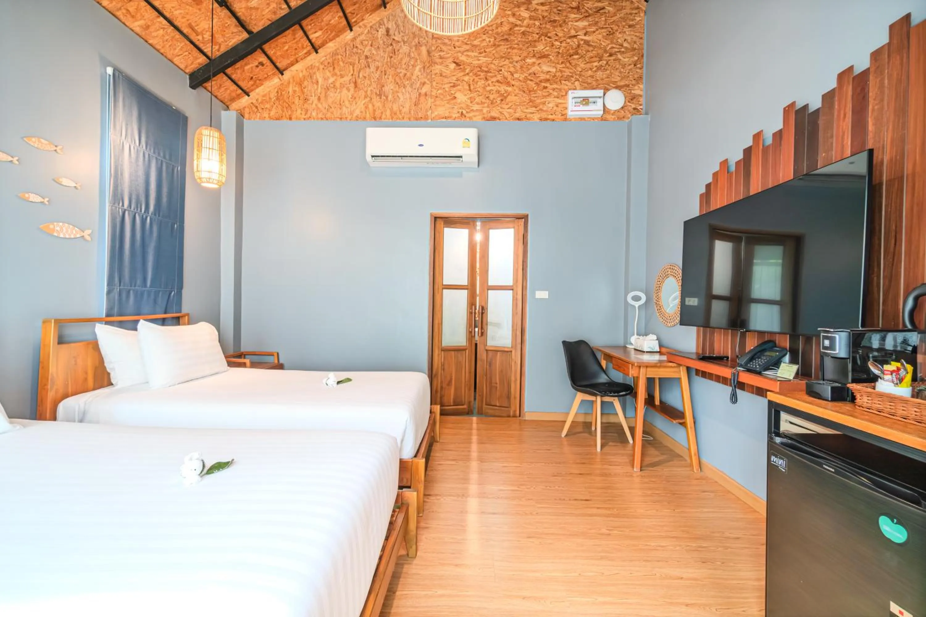 Bed in The Tree Riverside Resort Kaeng Krachan