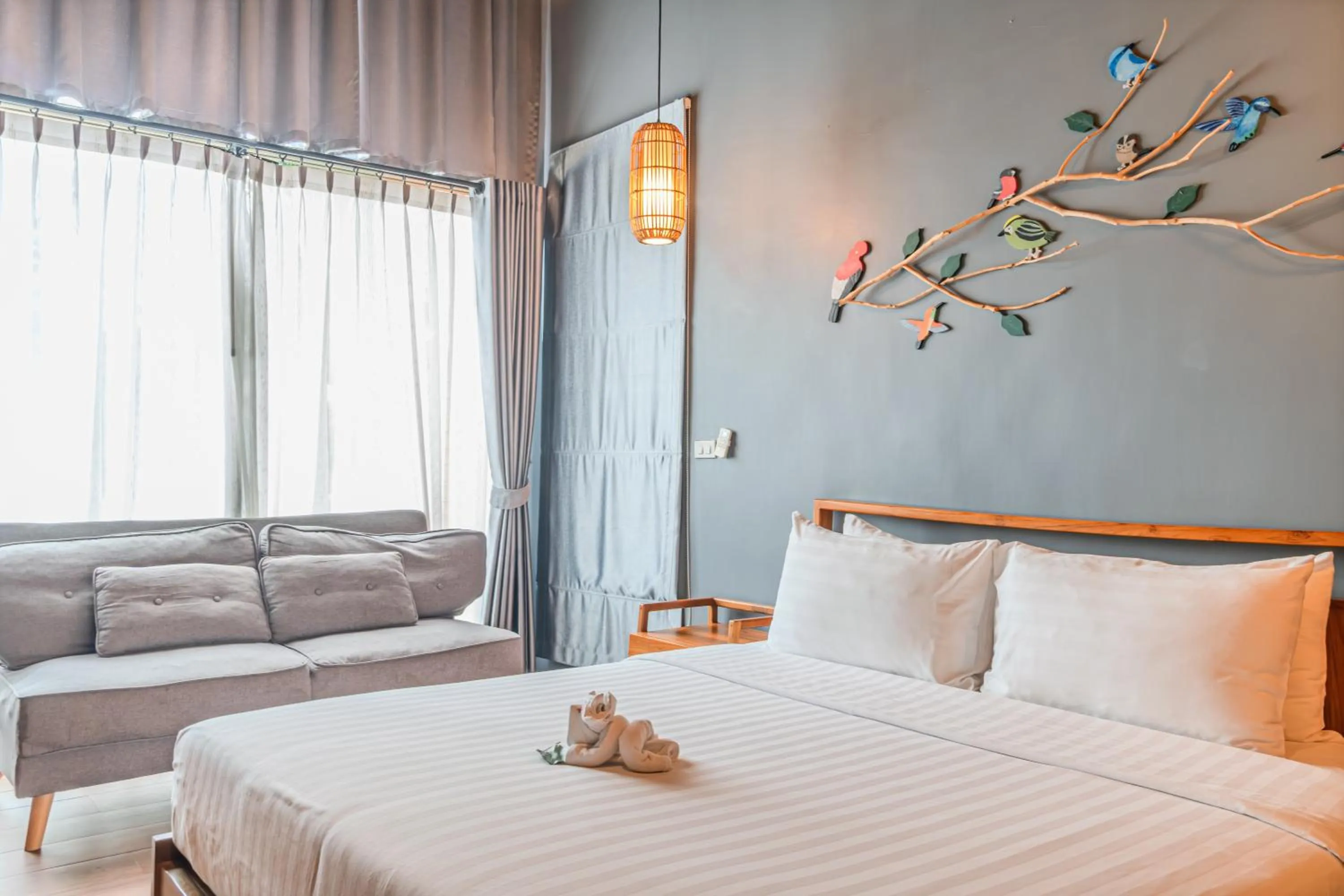 Bed in The Tree Riverside Resort Kaeng Krachan