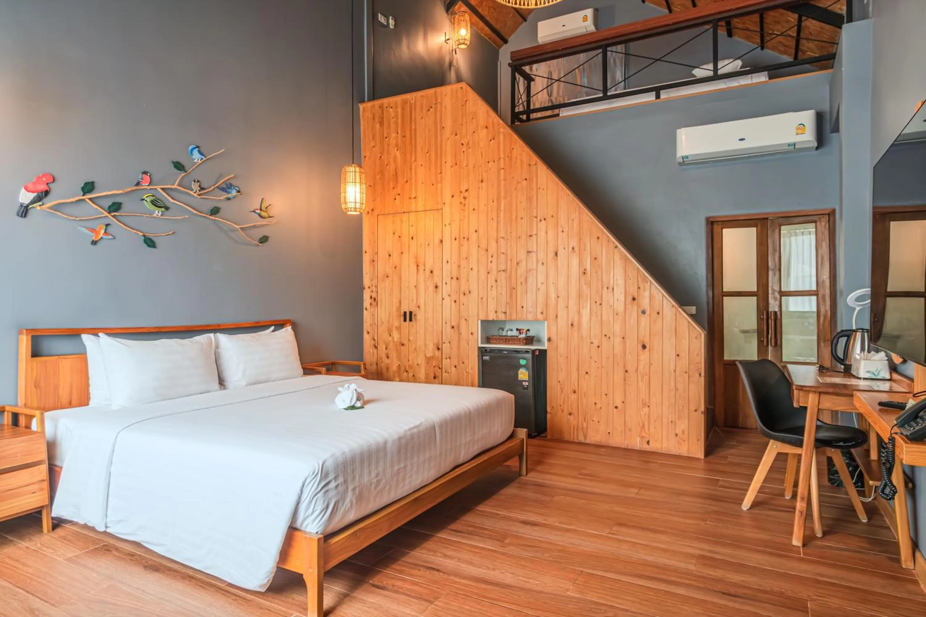 Bed in The Tree Riverside Resort Kaeng Krachan