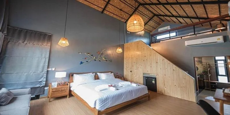 Bedroom, Bed in The Tree Riverside Resort Kaeng Krachan