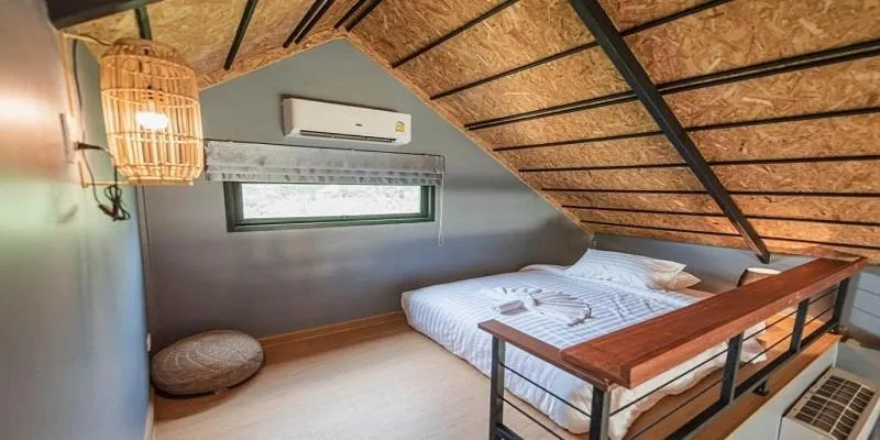 Bedroom, Bed in The Tree Riverside Resort Kaeng Krachan