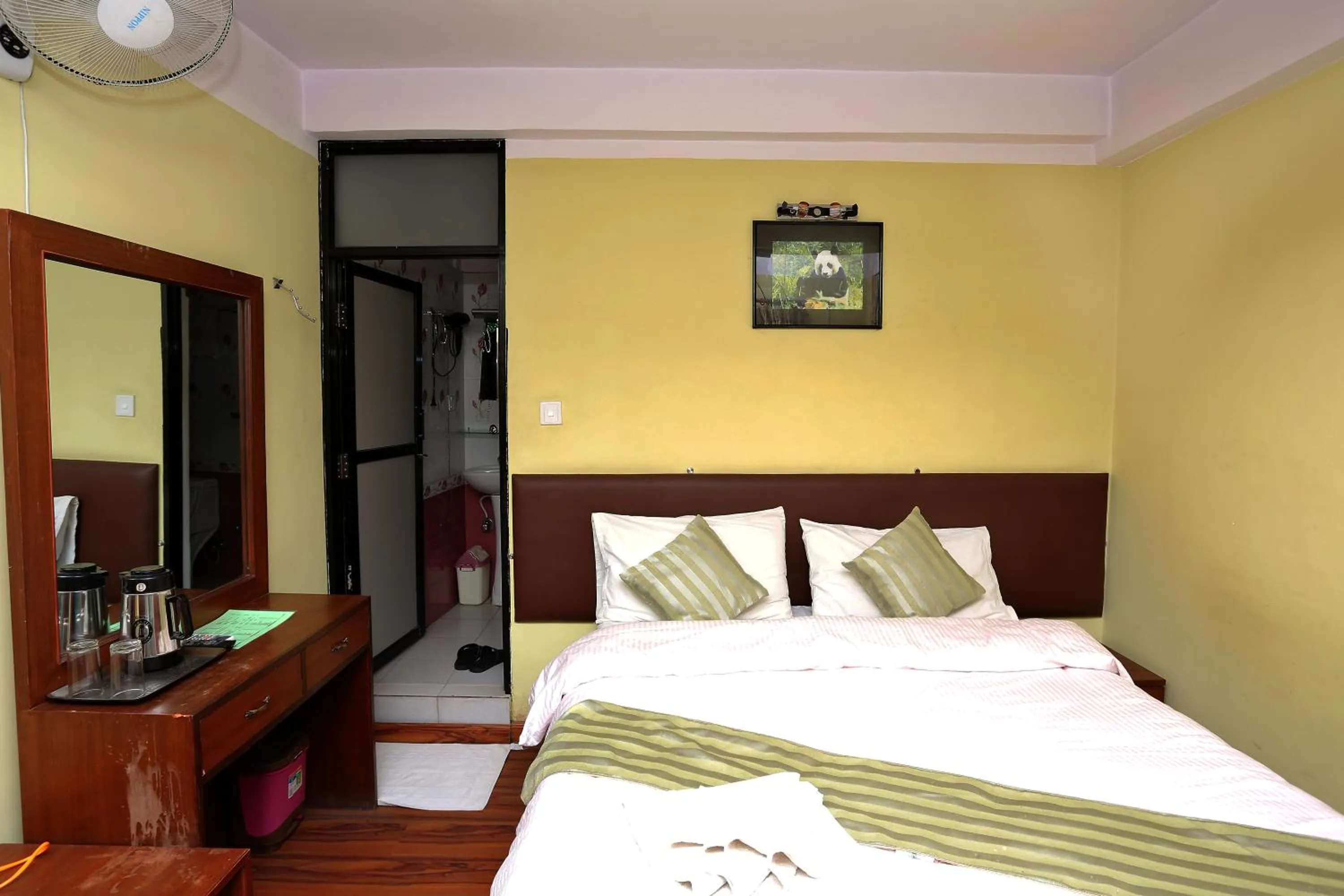 Bed in New Hotel Panda