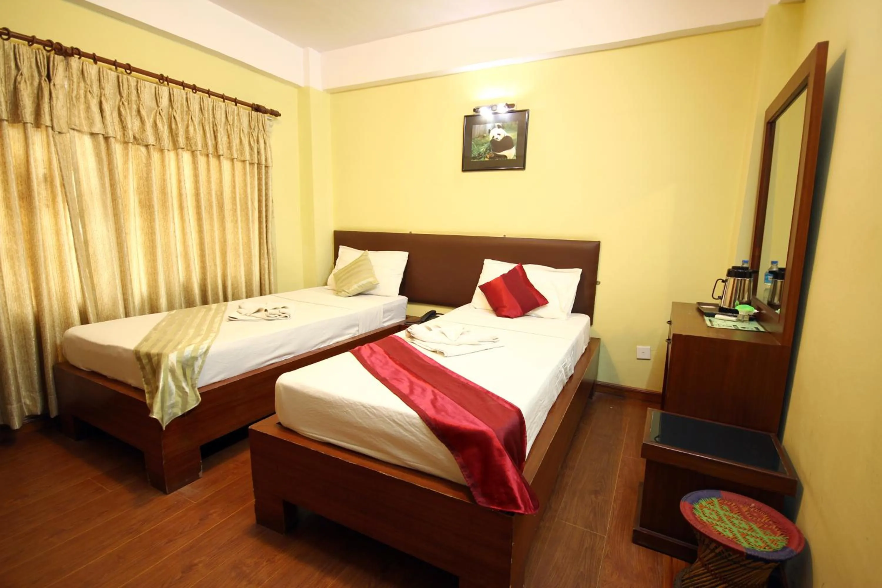 Bed in New Hotel Panda