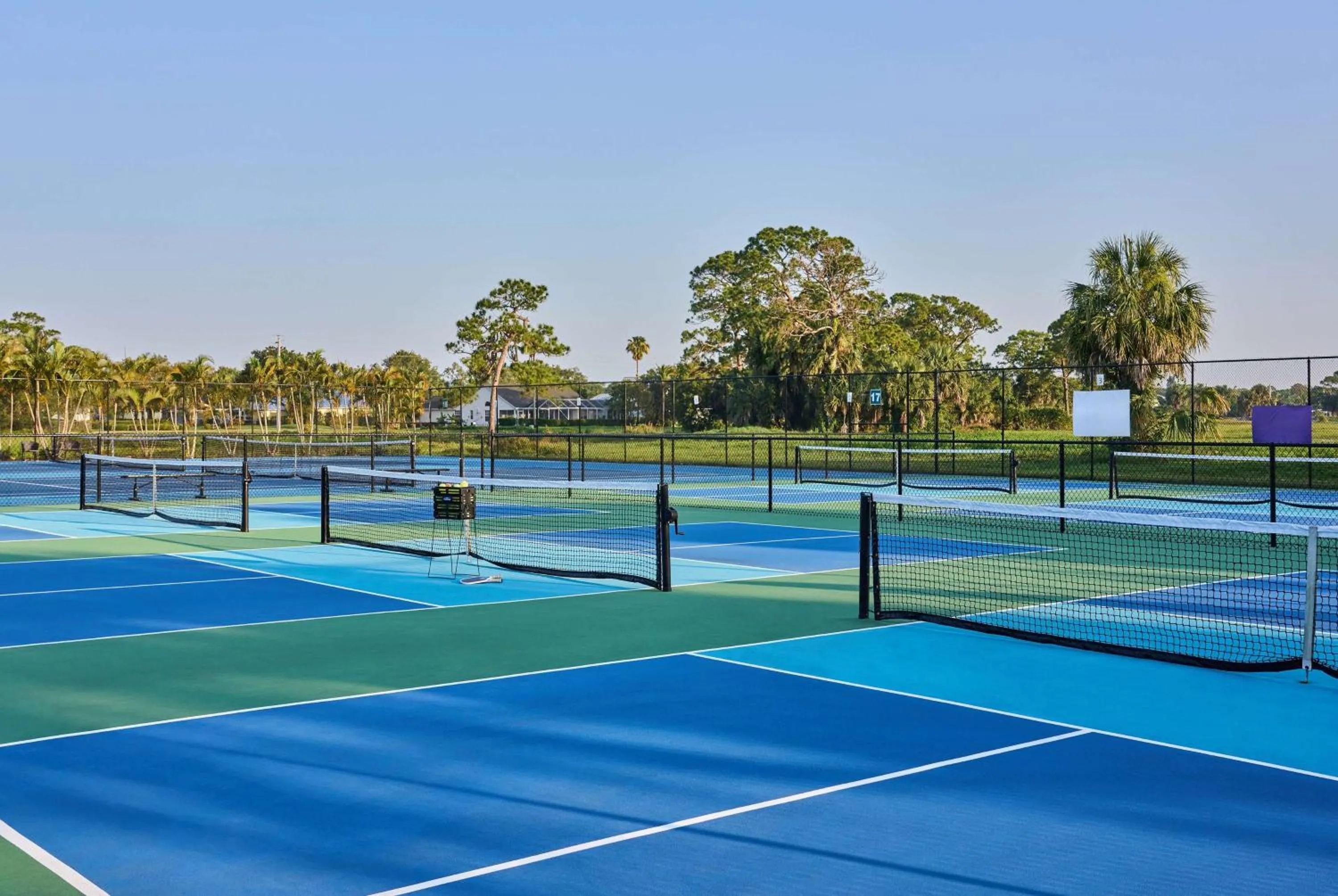 Tennis court in voco Sandpiper All-Inclusive Resort by IHG