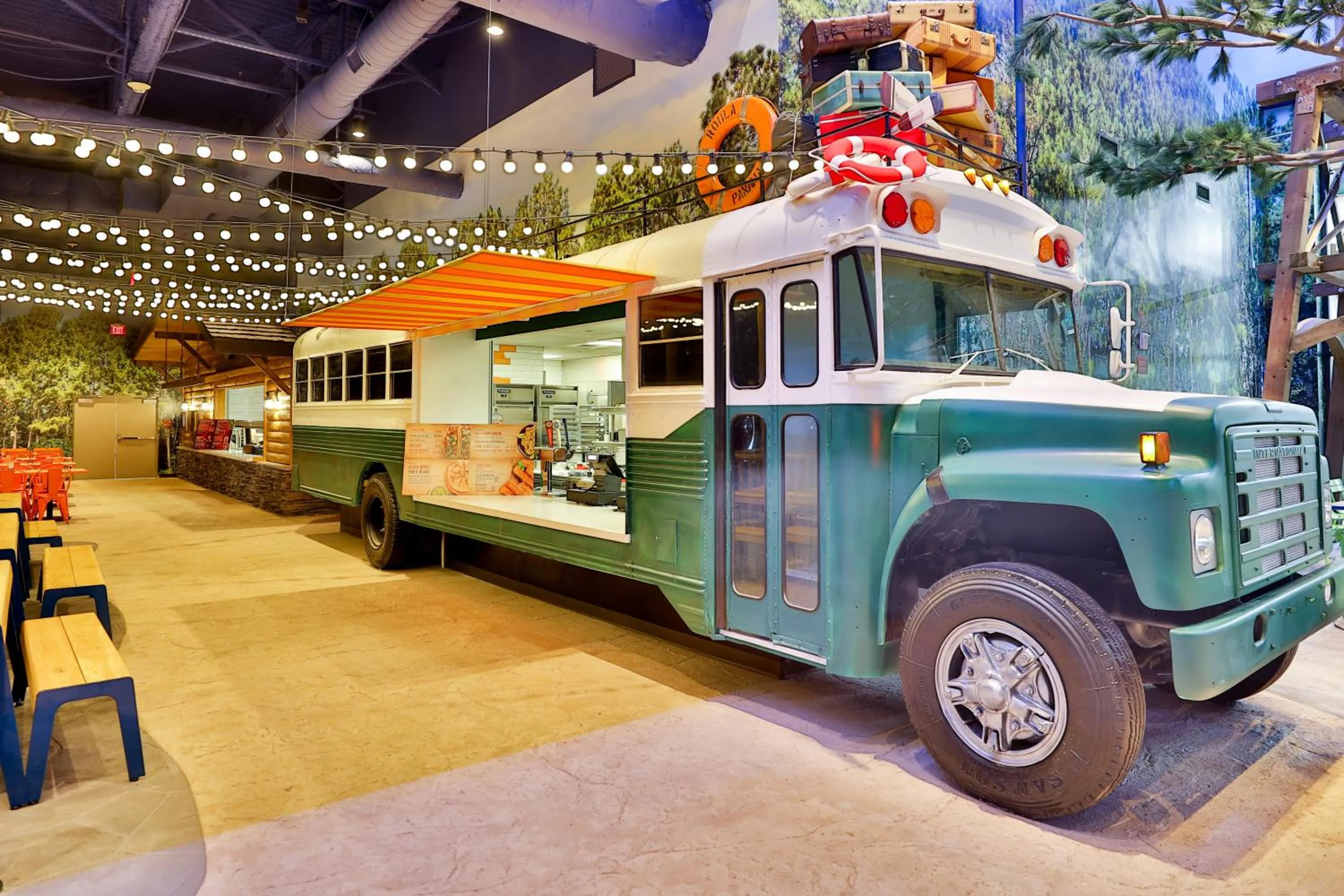 Restaurant/places to eat in Great Wolf Lodge Georgia