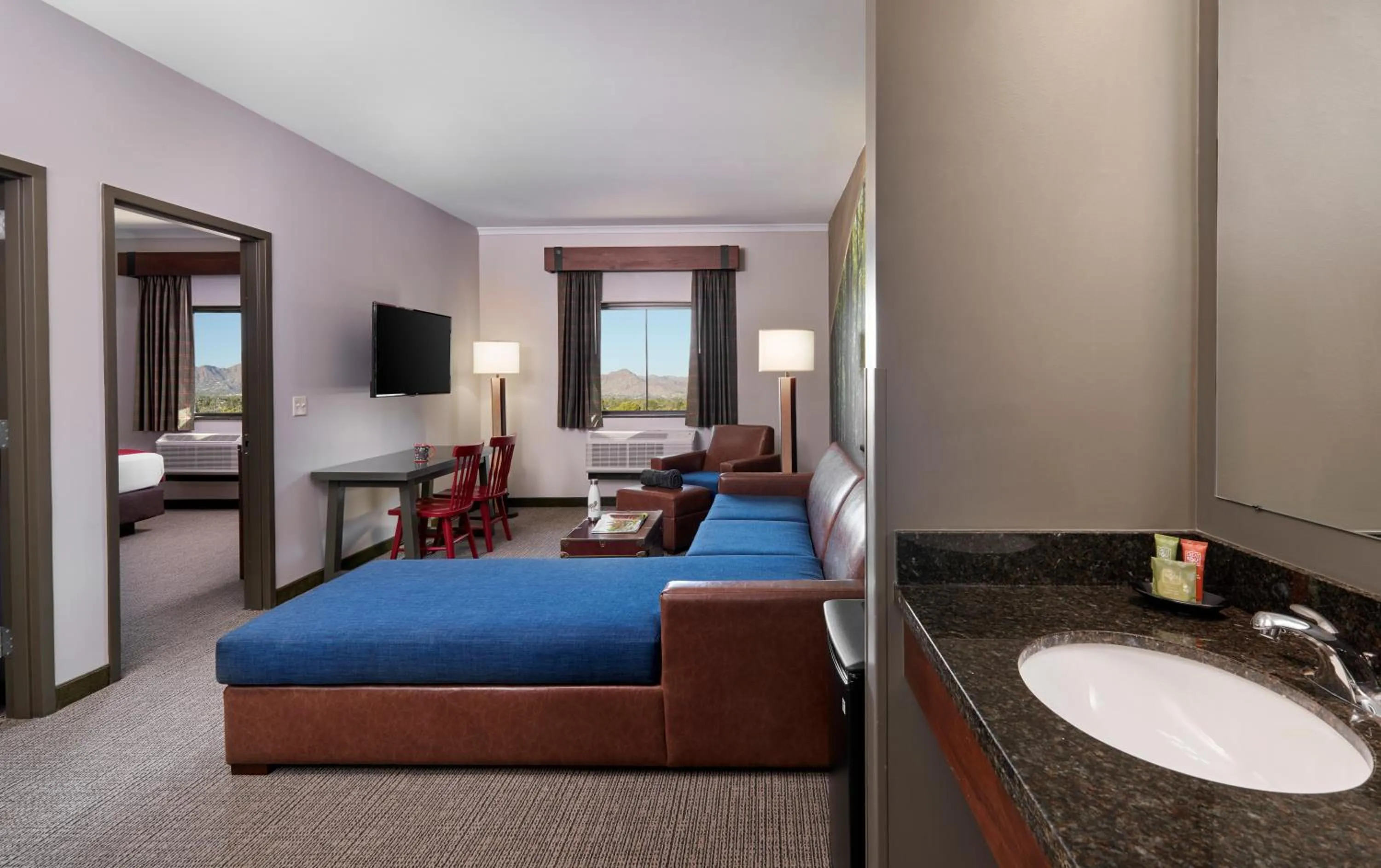 Bed in Great Wolf Lodge Georgia