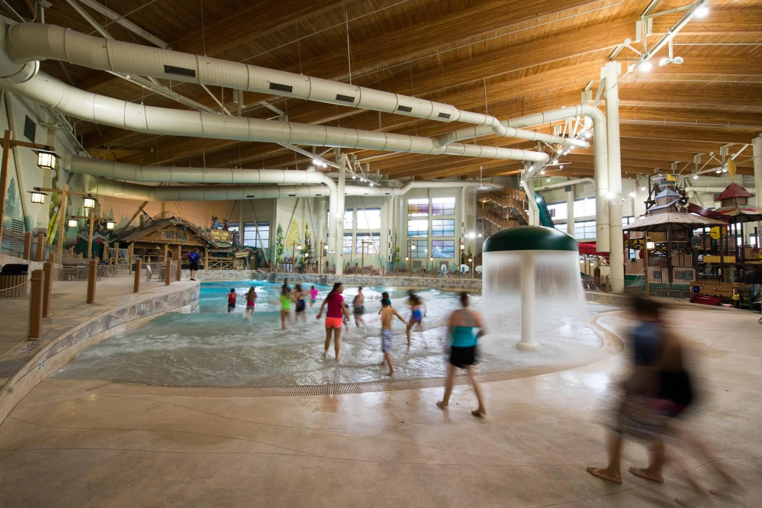Aqua park in Great Wolf Lodge Grand Mound
