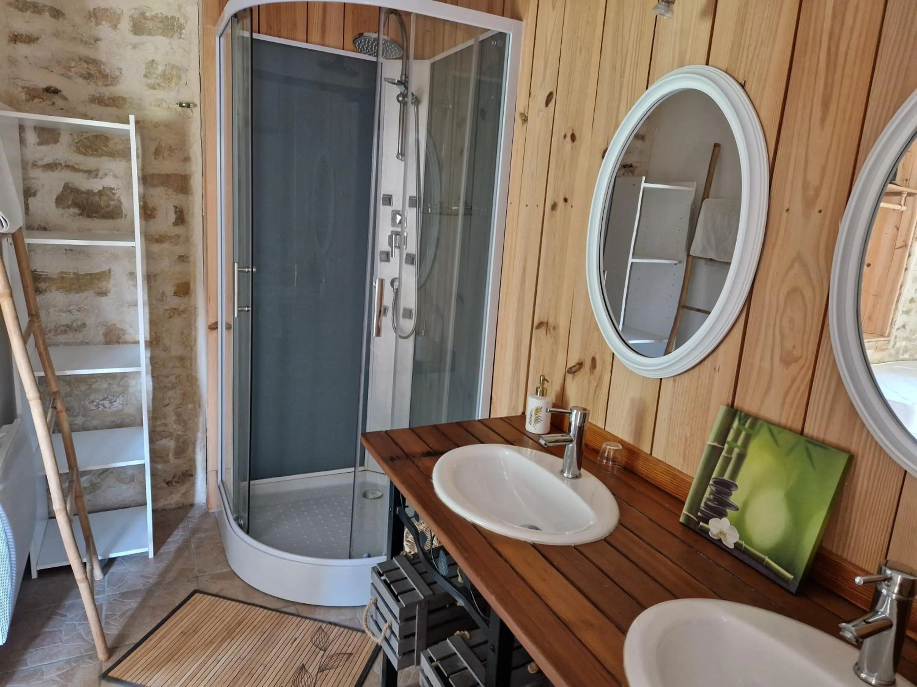 Shower in Chambres d'hôtes La Frise