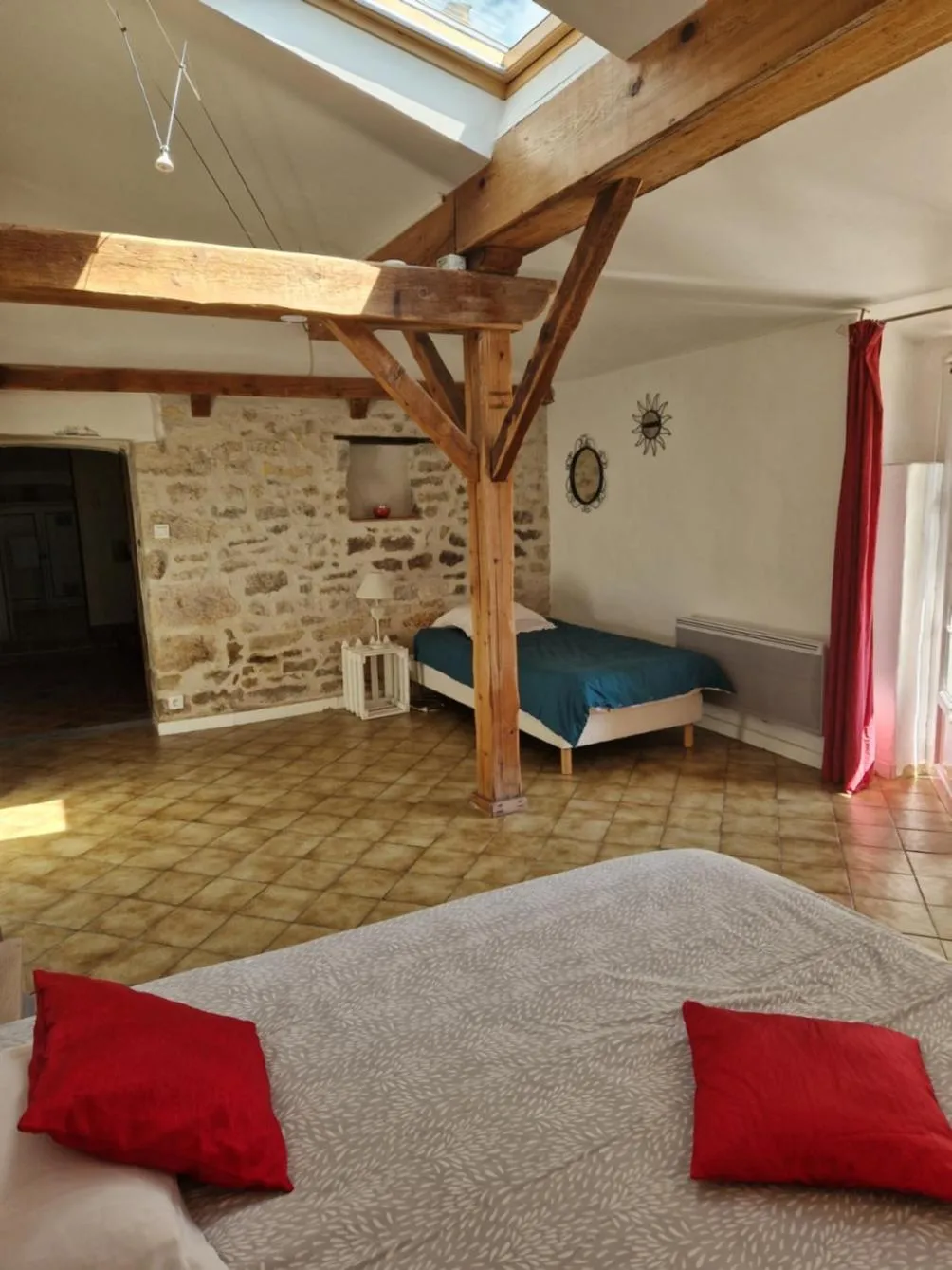 Bed in Chambres d'hôtes La Frise