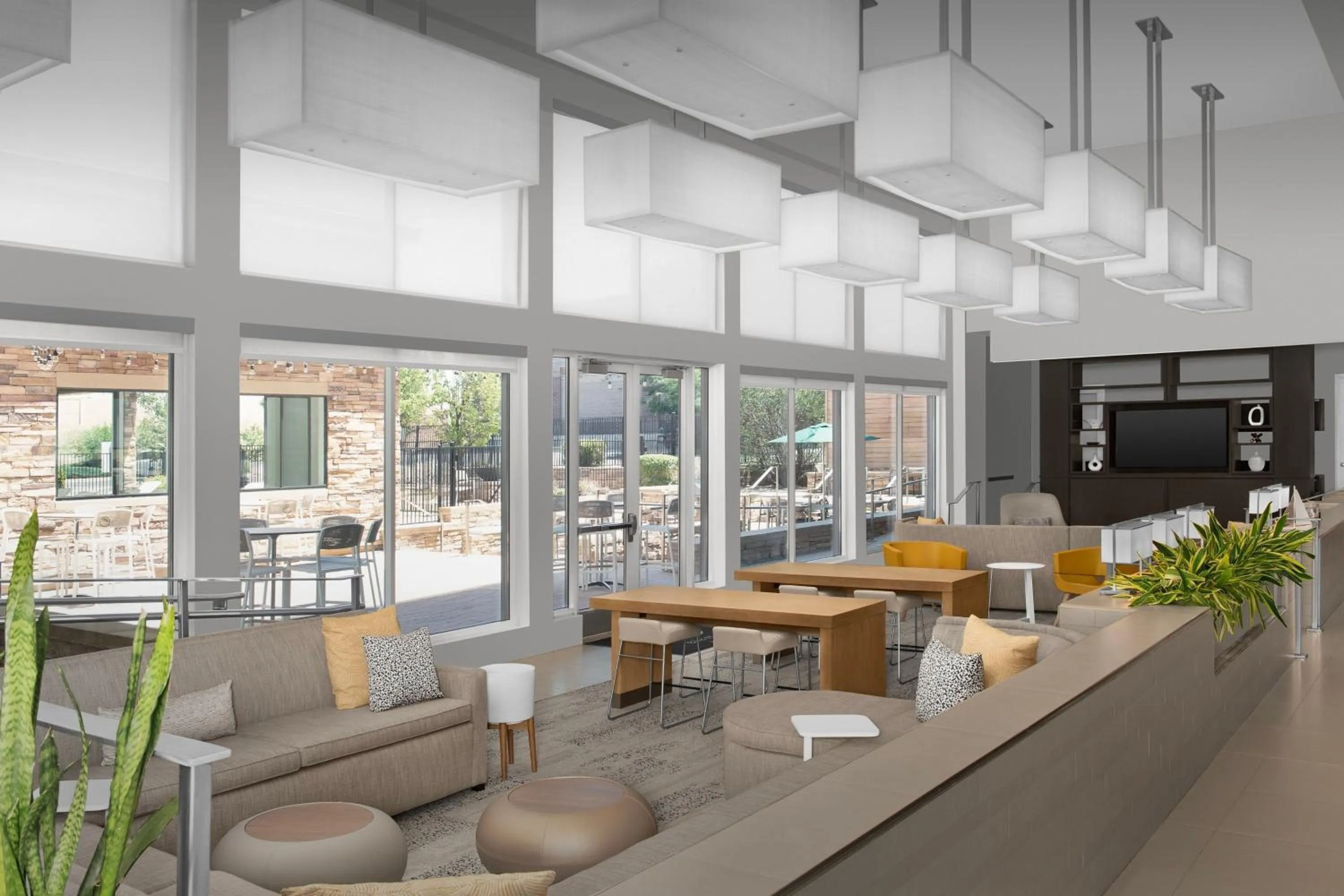 Lobby or reception in Element Denver Park Meadows