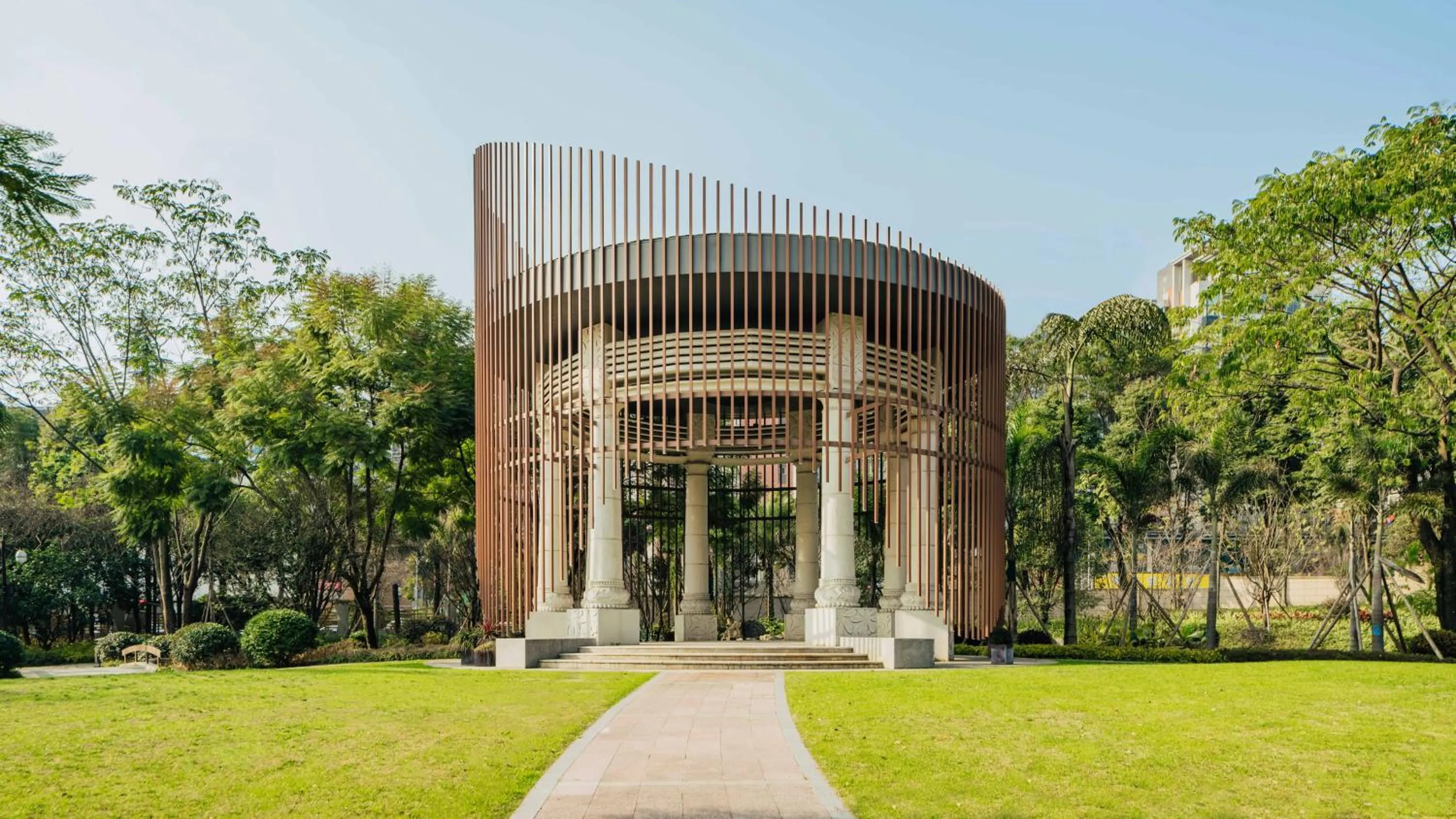 Garden in Tivoli at Cultural Heritage Park