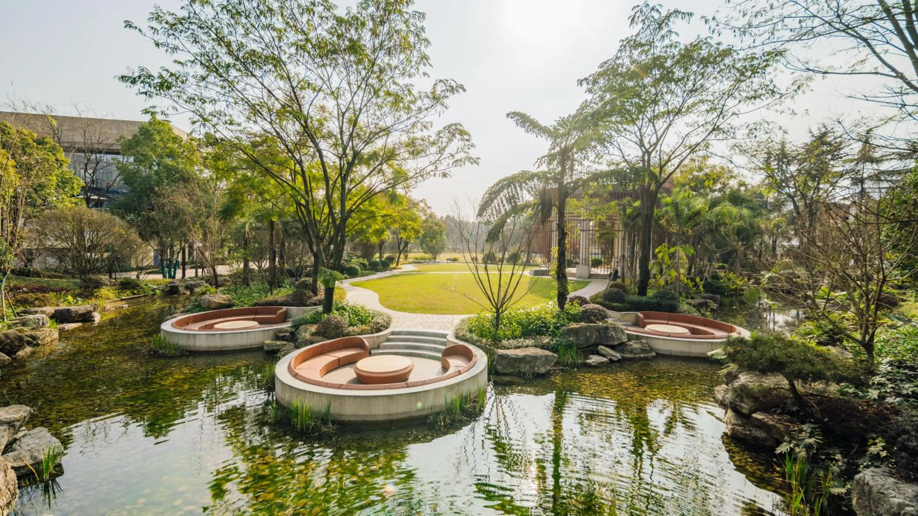 Garden in Tivoli at Cultural Heritage Park