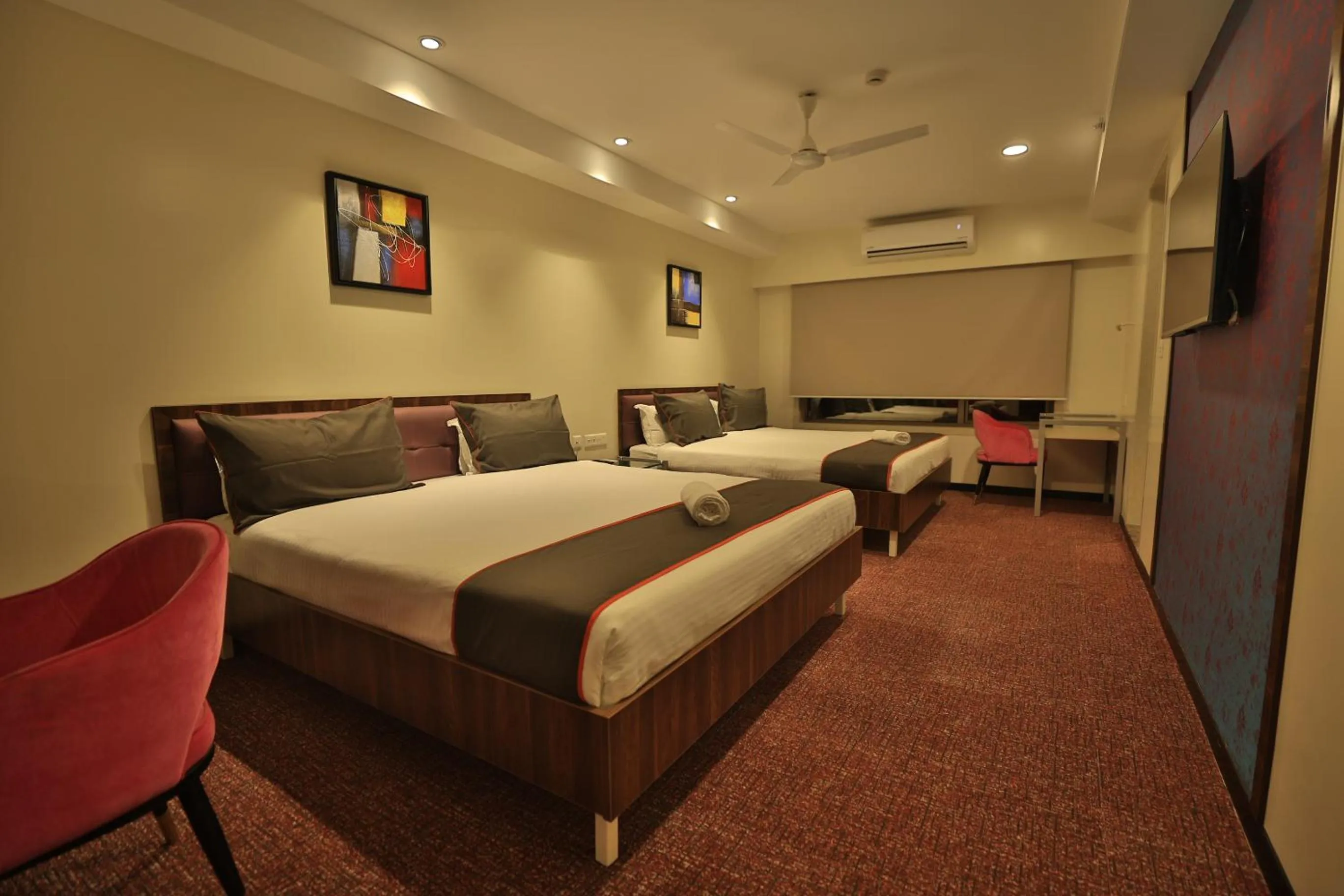 Bed in HOTEL CRYSTAL CROWN