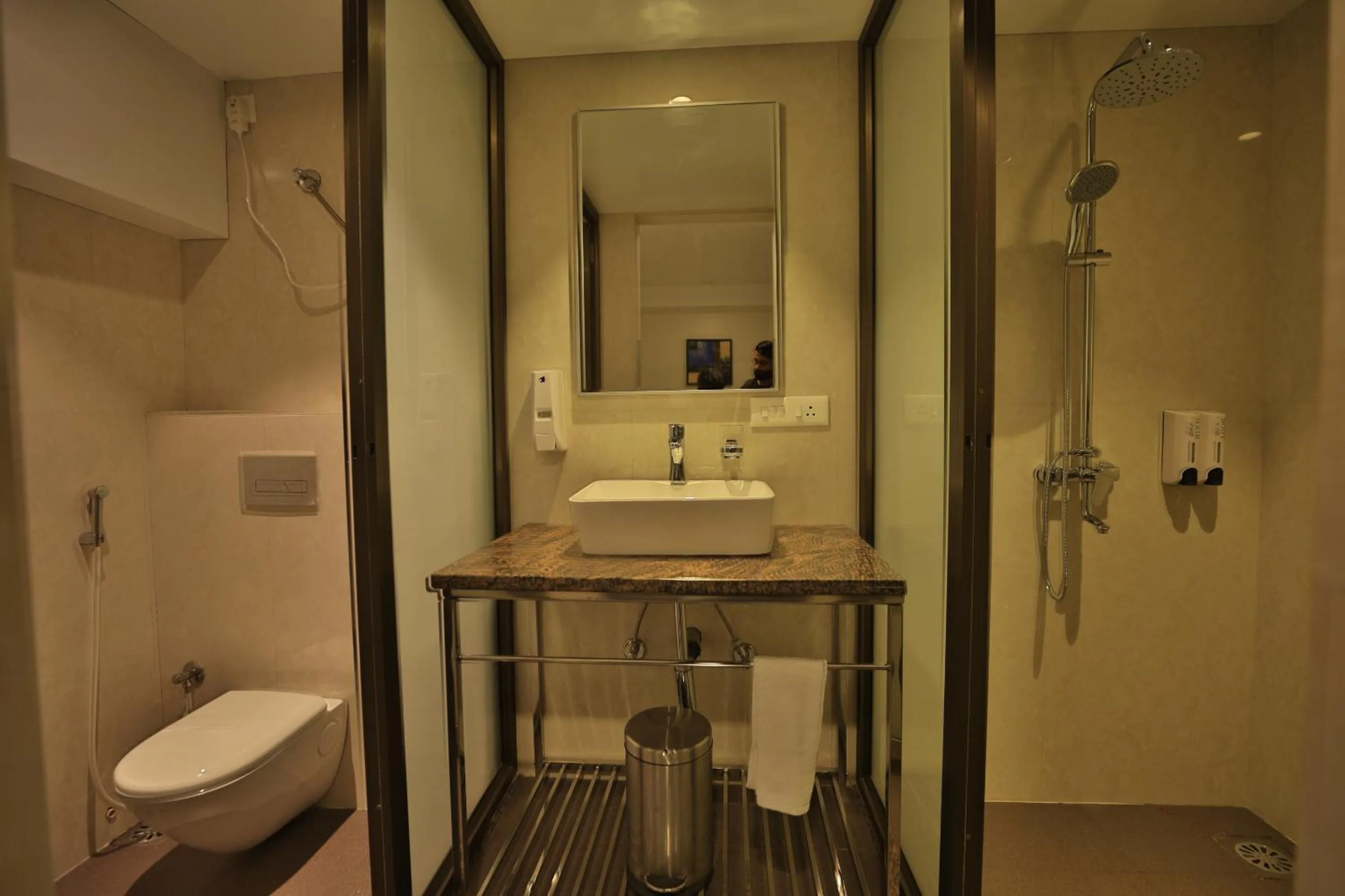 Shower in HOTEL CRYSTAL CROWN