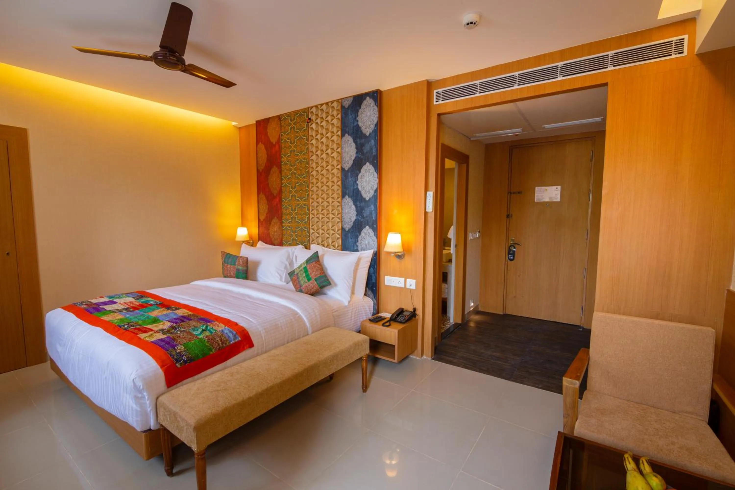Bedroom, Bed in Abhyagama Hotel