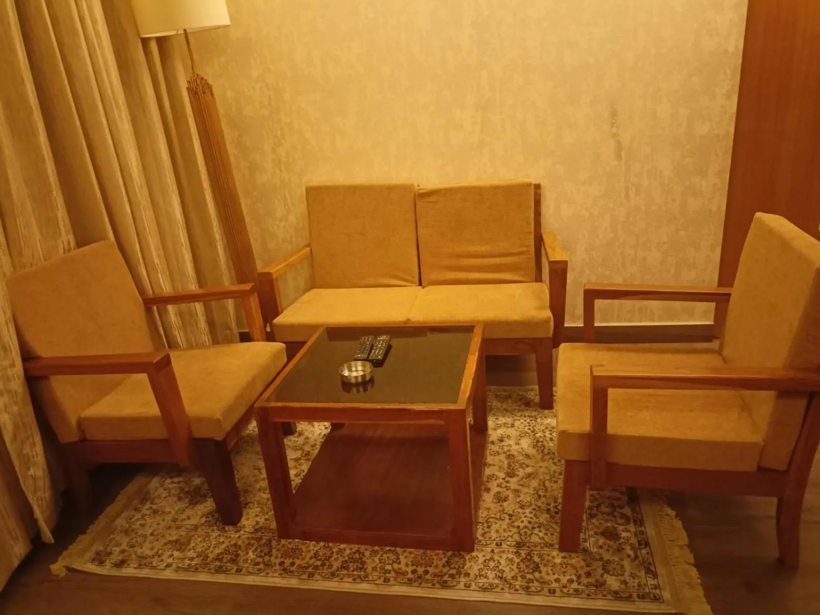 Seating area in Abhyagama Hotel