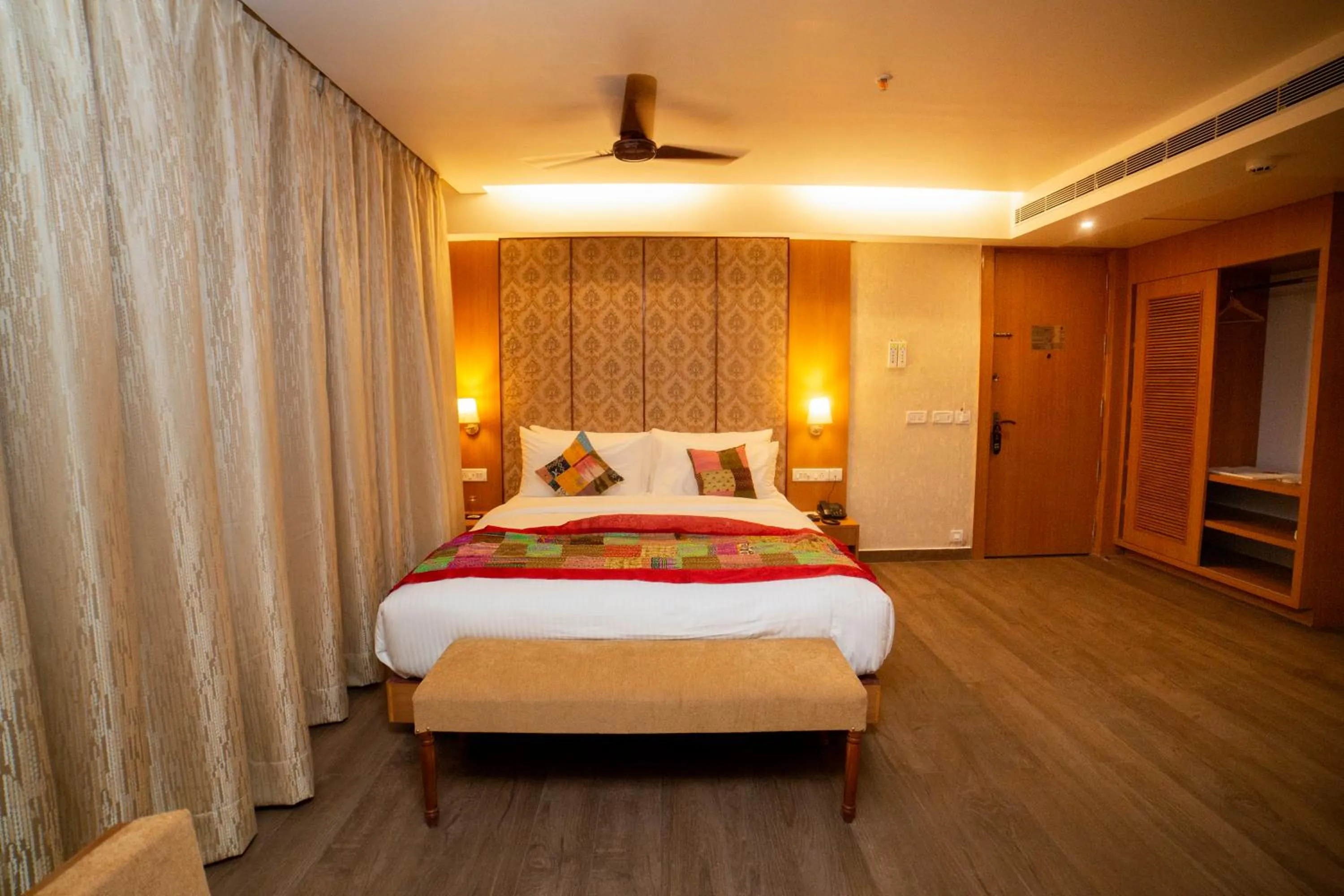 Bedroom, Bed in Abhyagama Hotel