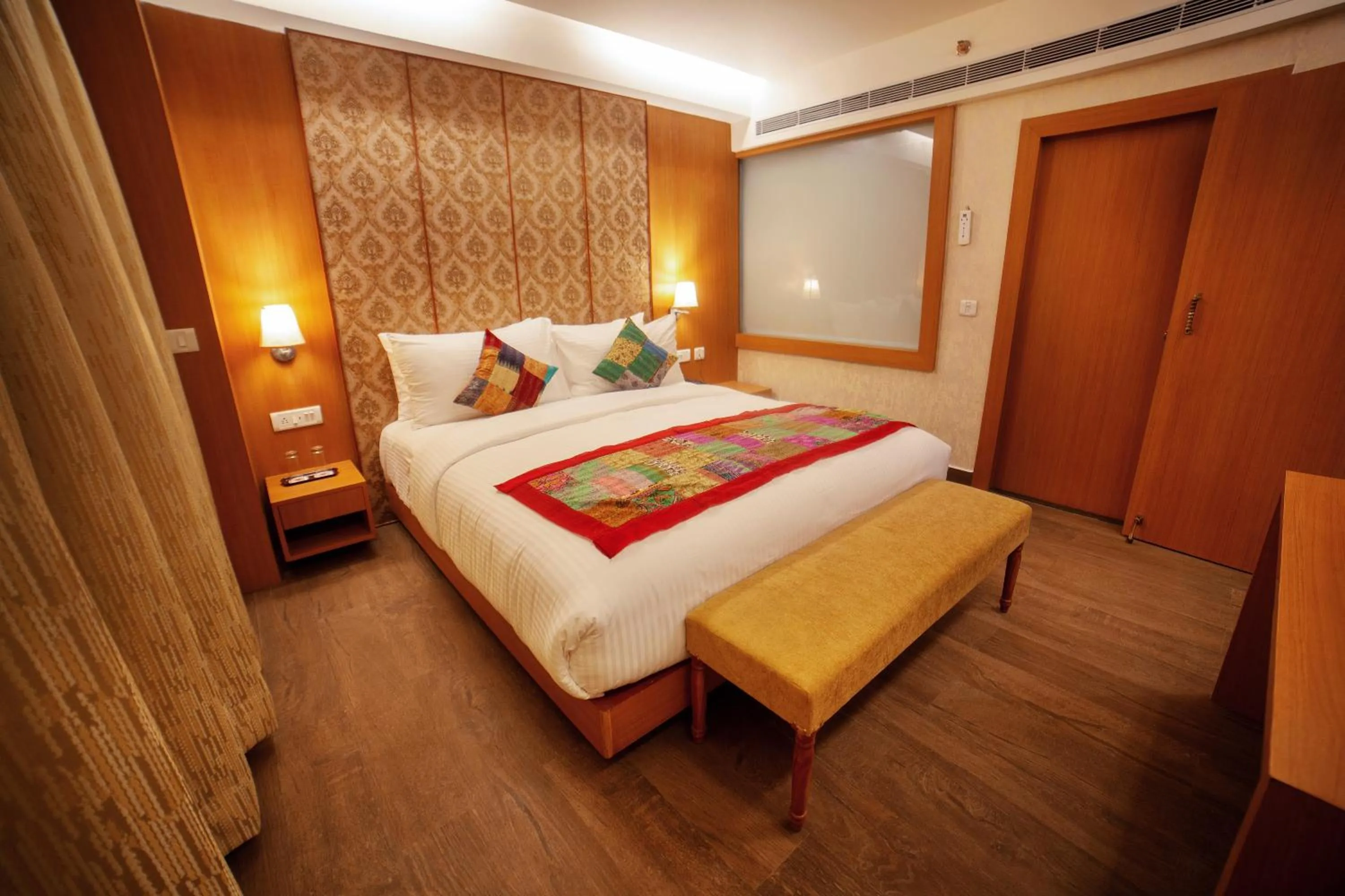 Bedroom, Bed in Abhyagama Hotel