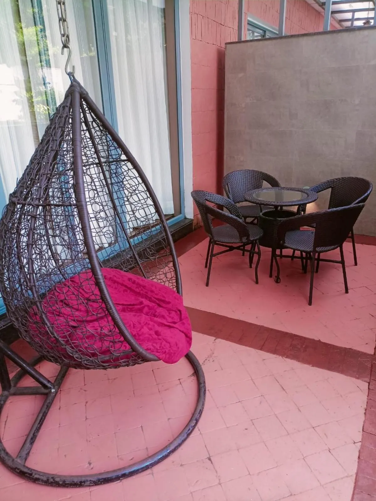 Seating area in Abhyagama Hotel