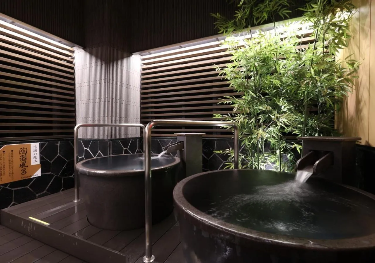 Open Air Bath in APA Hotel Ueno Ekimae