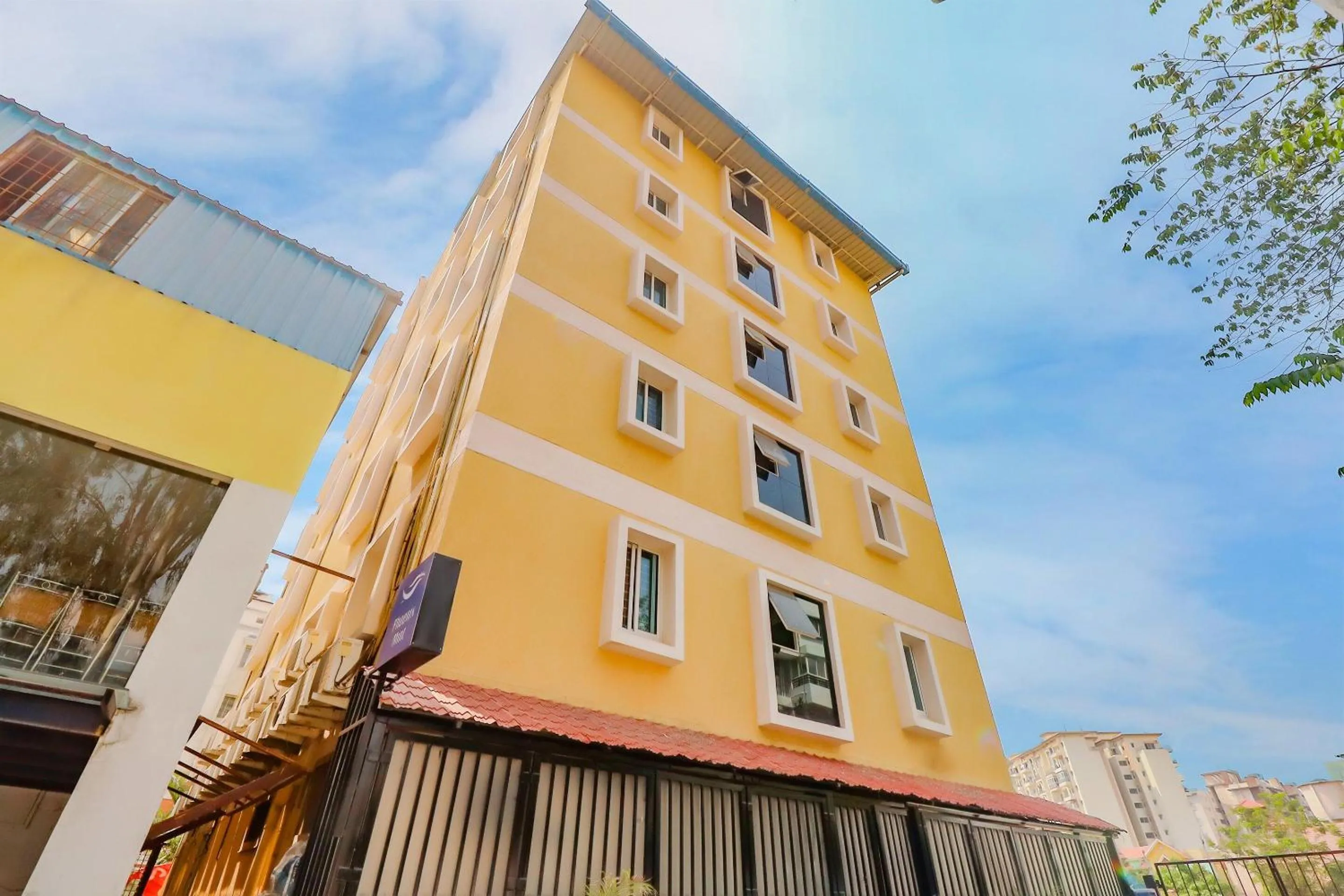 Facade/entrance in Capital O Royal Galaxy Finesse Near Phoenix Marketcity