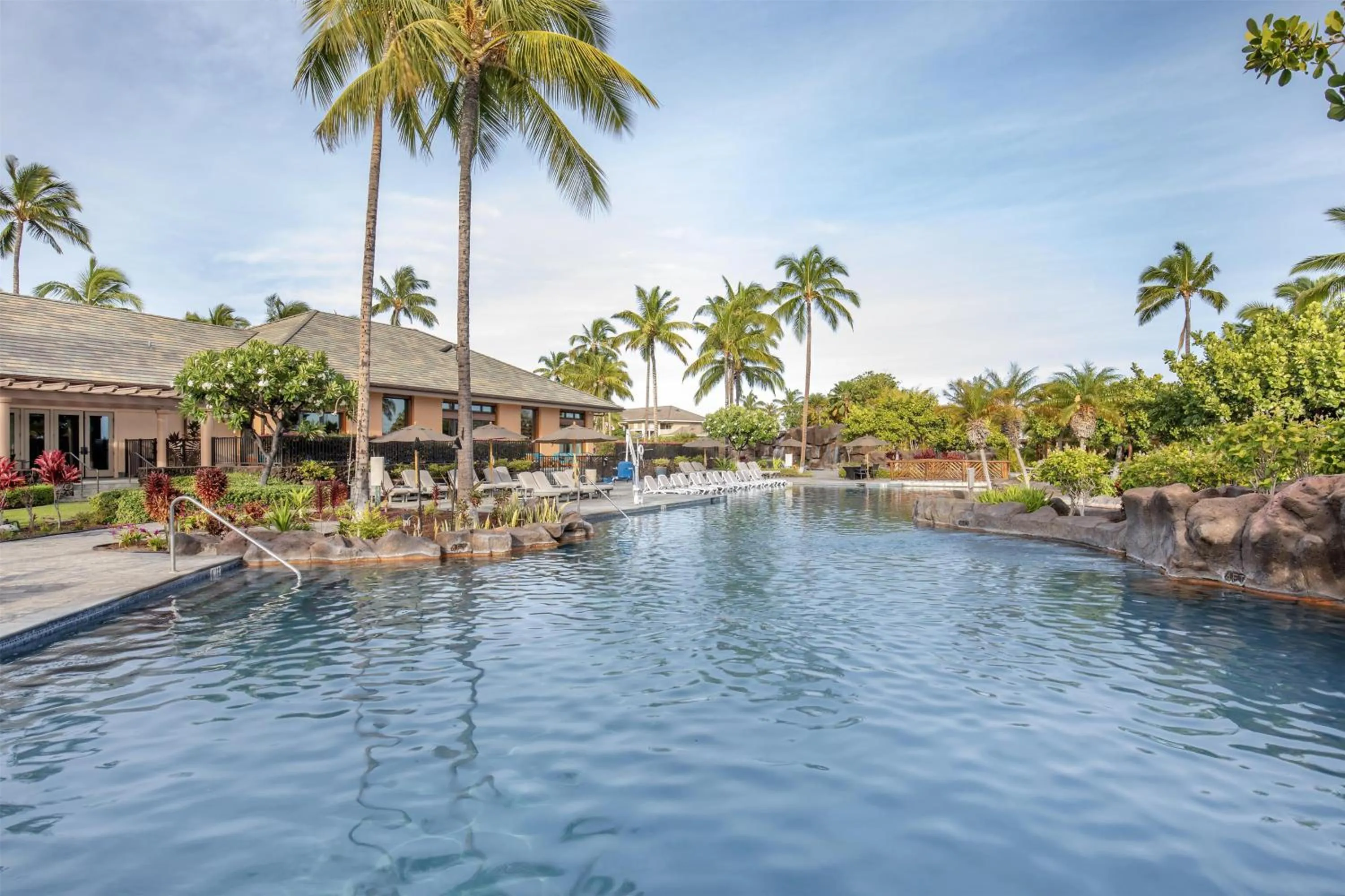 Pool view in Hilton Grand Vacations Club Kings Land Waikoloa