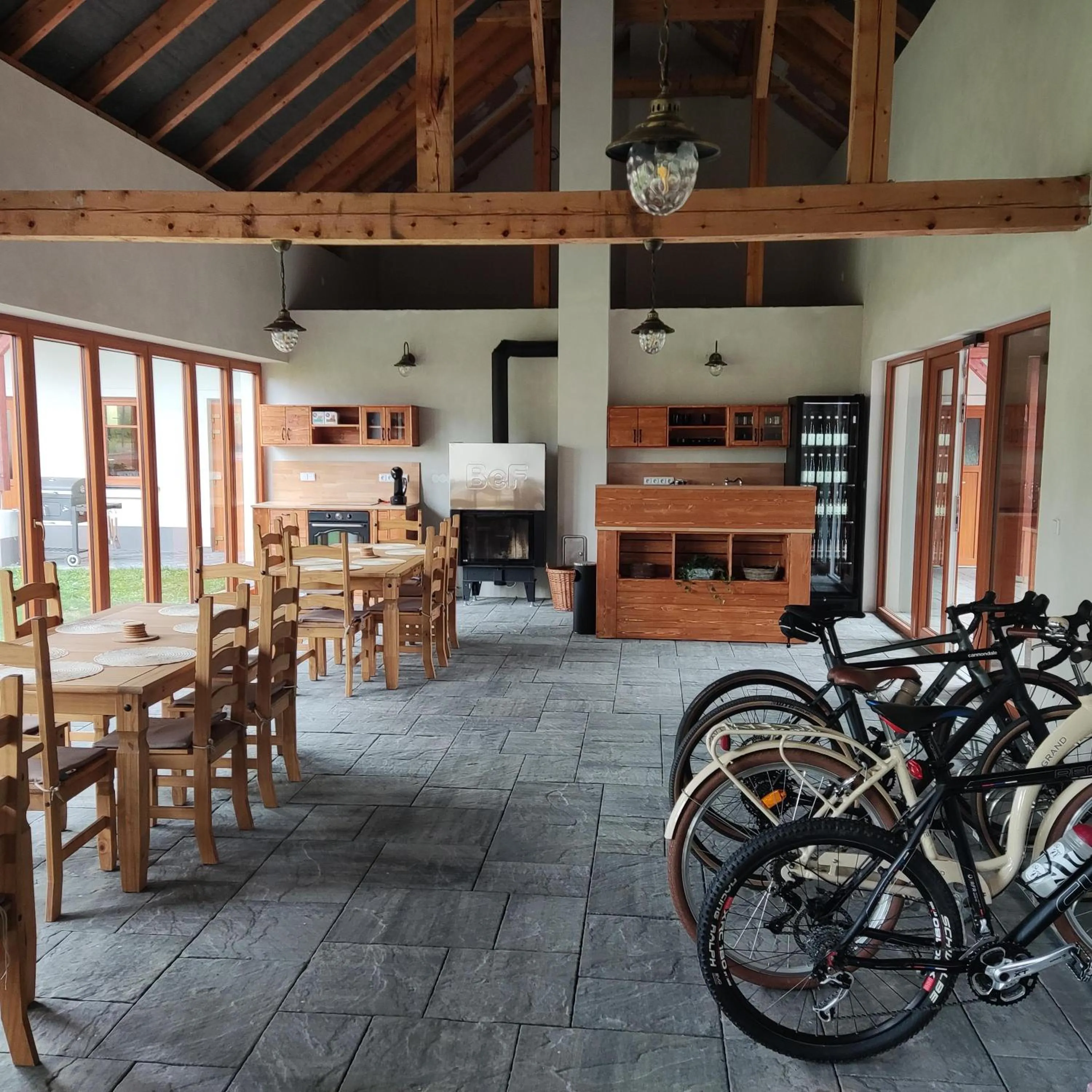 Communal lounge/ TV room in Matějovec 109 & Ubytování Na statku