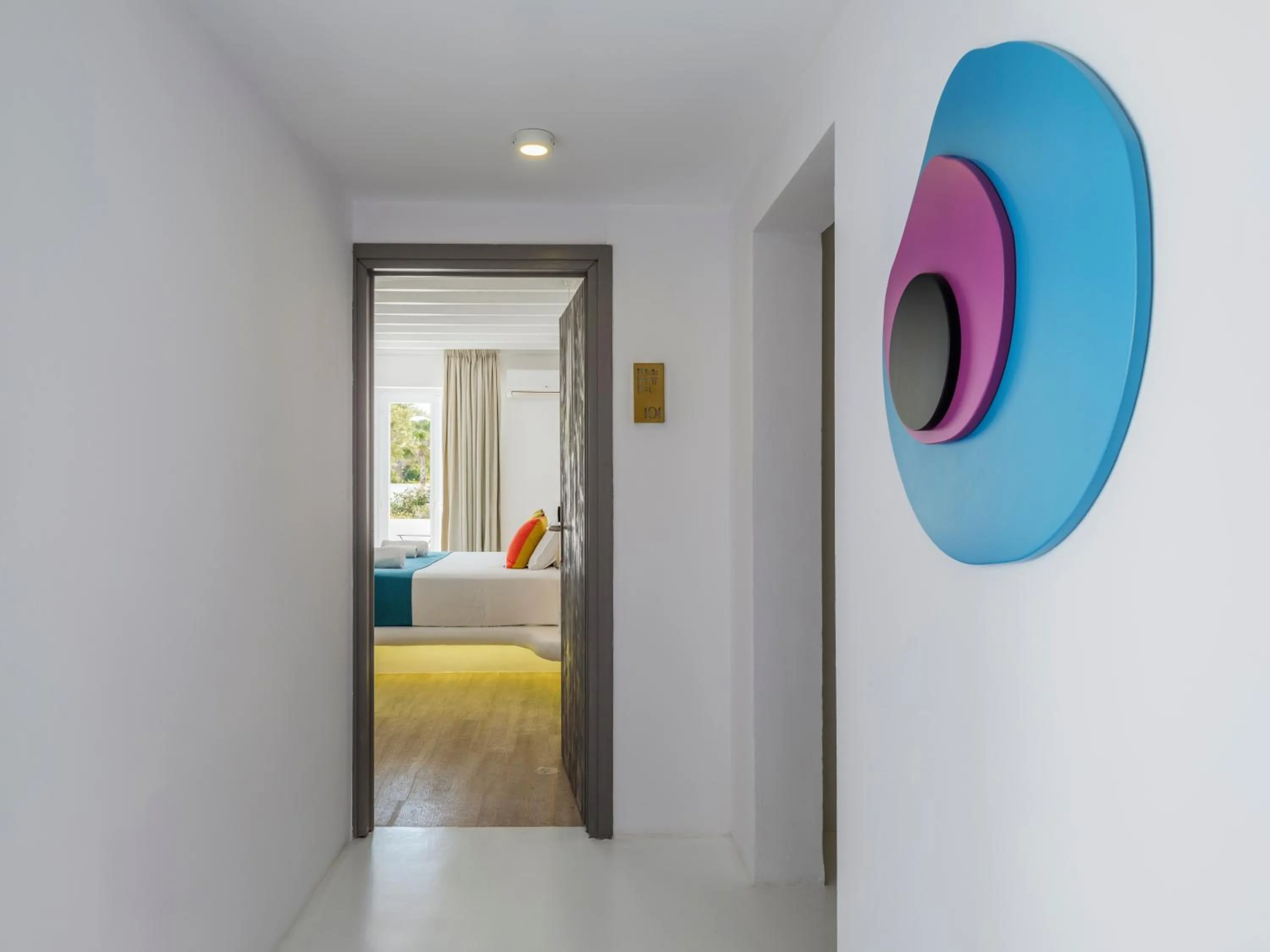 Bed in Akkadian LGBT Boutique Hotel