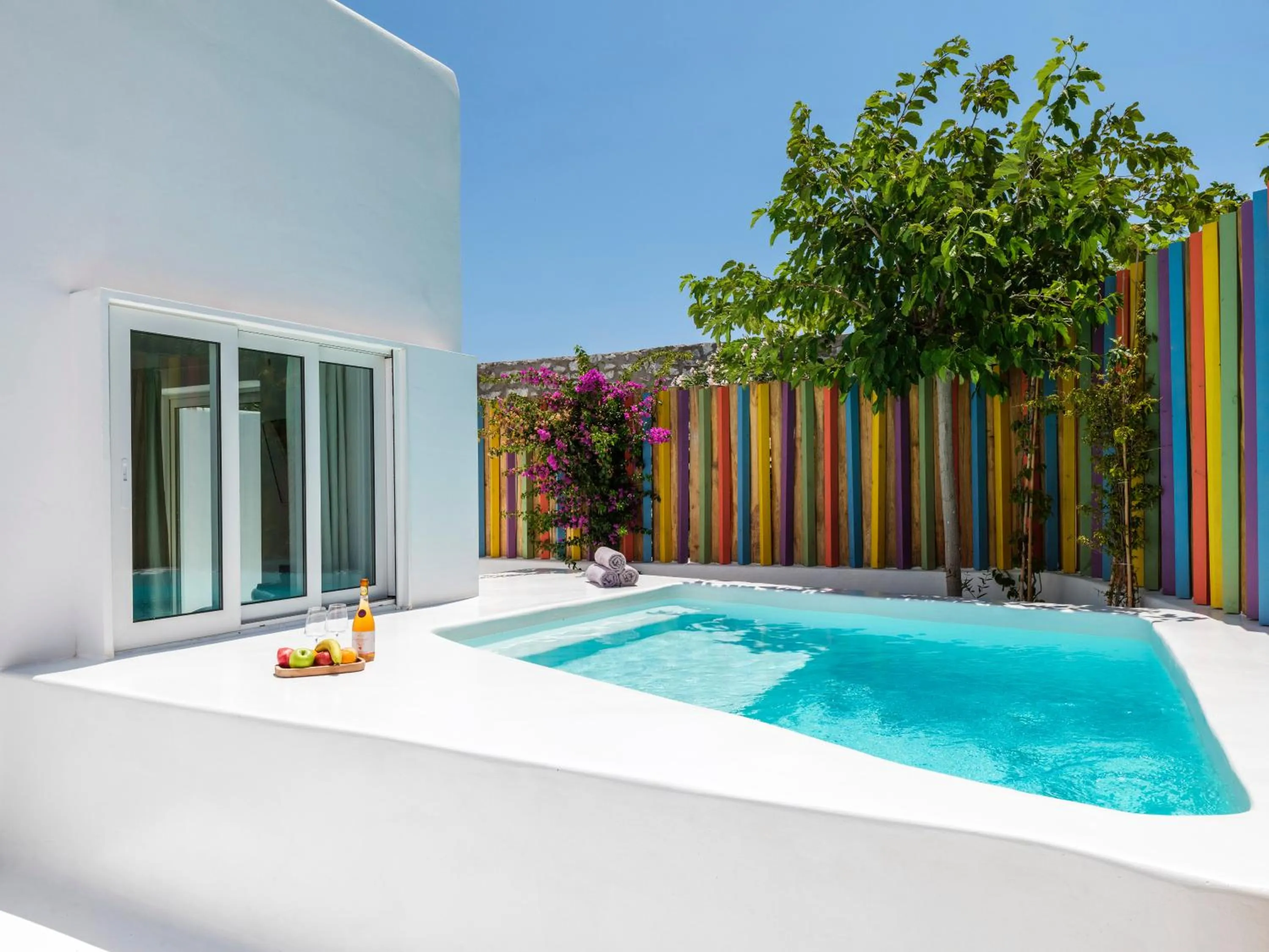 Swimming pool in Akkadian LGBT Boutique Hotel