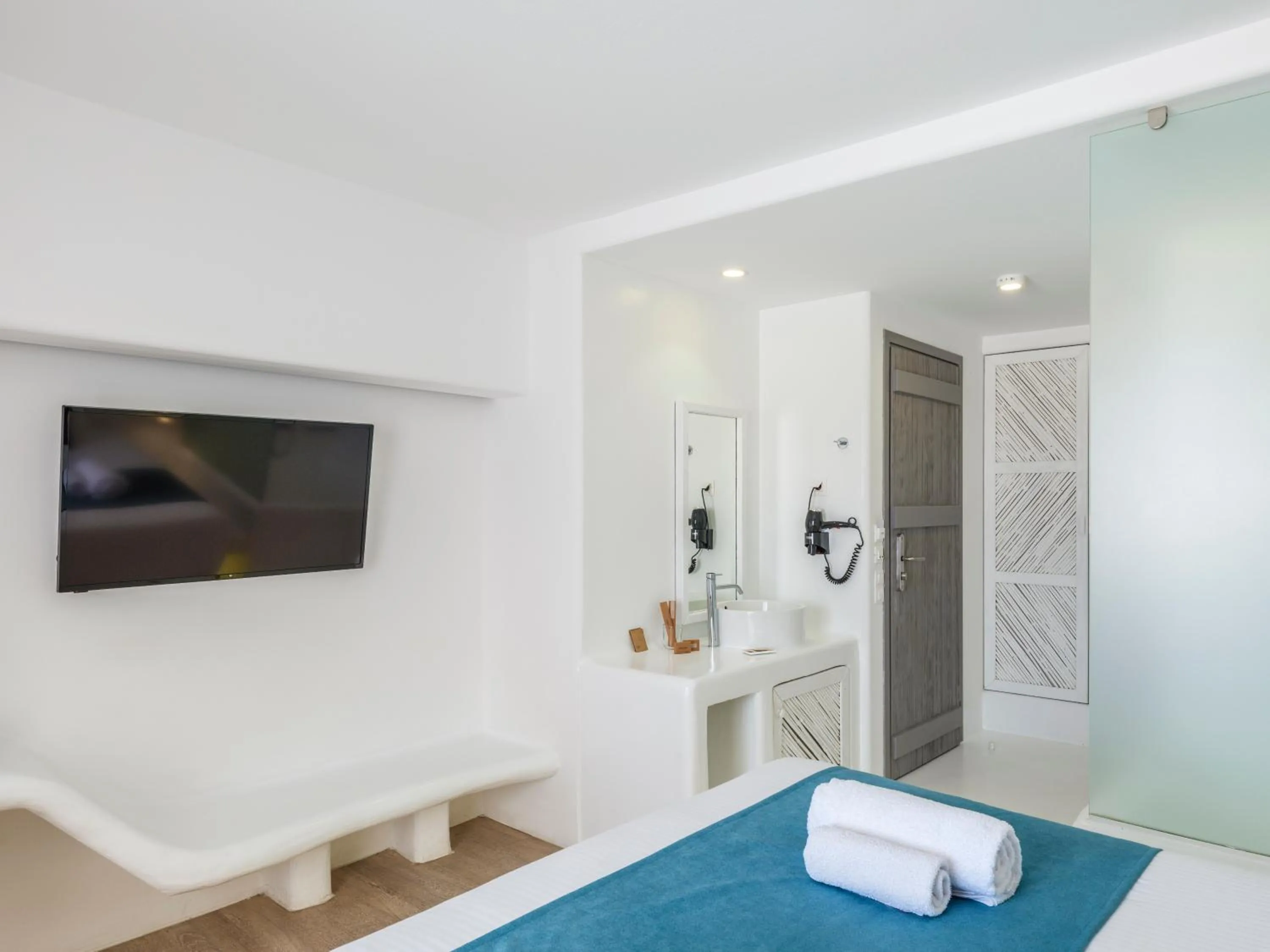 Bed in Akkadian LGBT Boutique Hotel