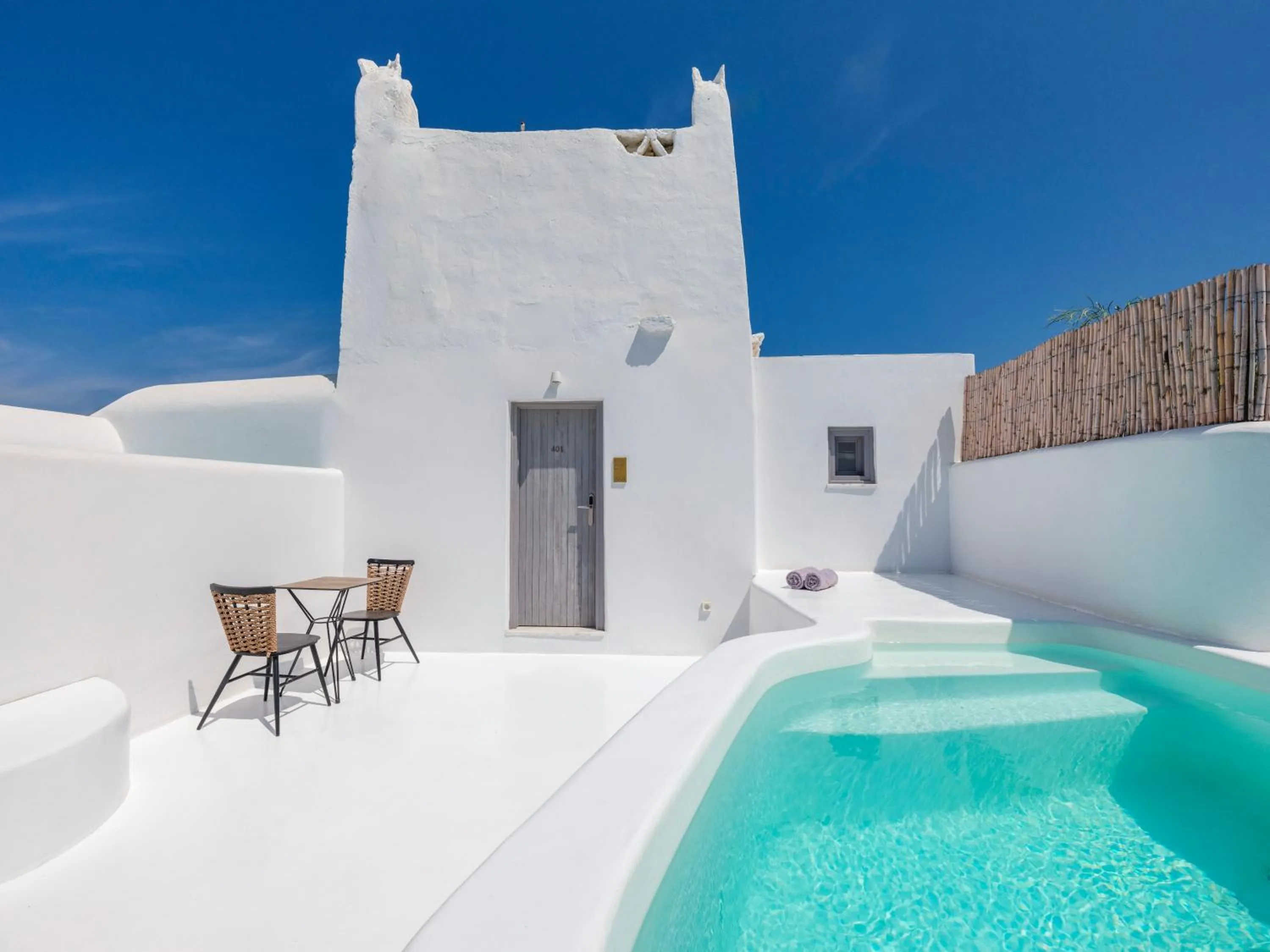 Swimming pool in Akkadian LGBT Boutique Hotel