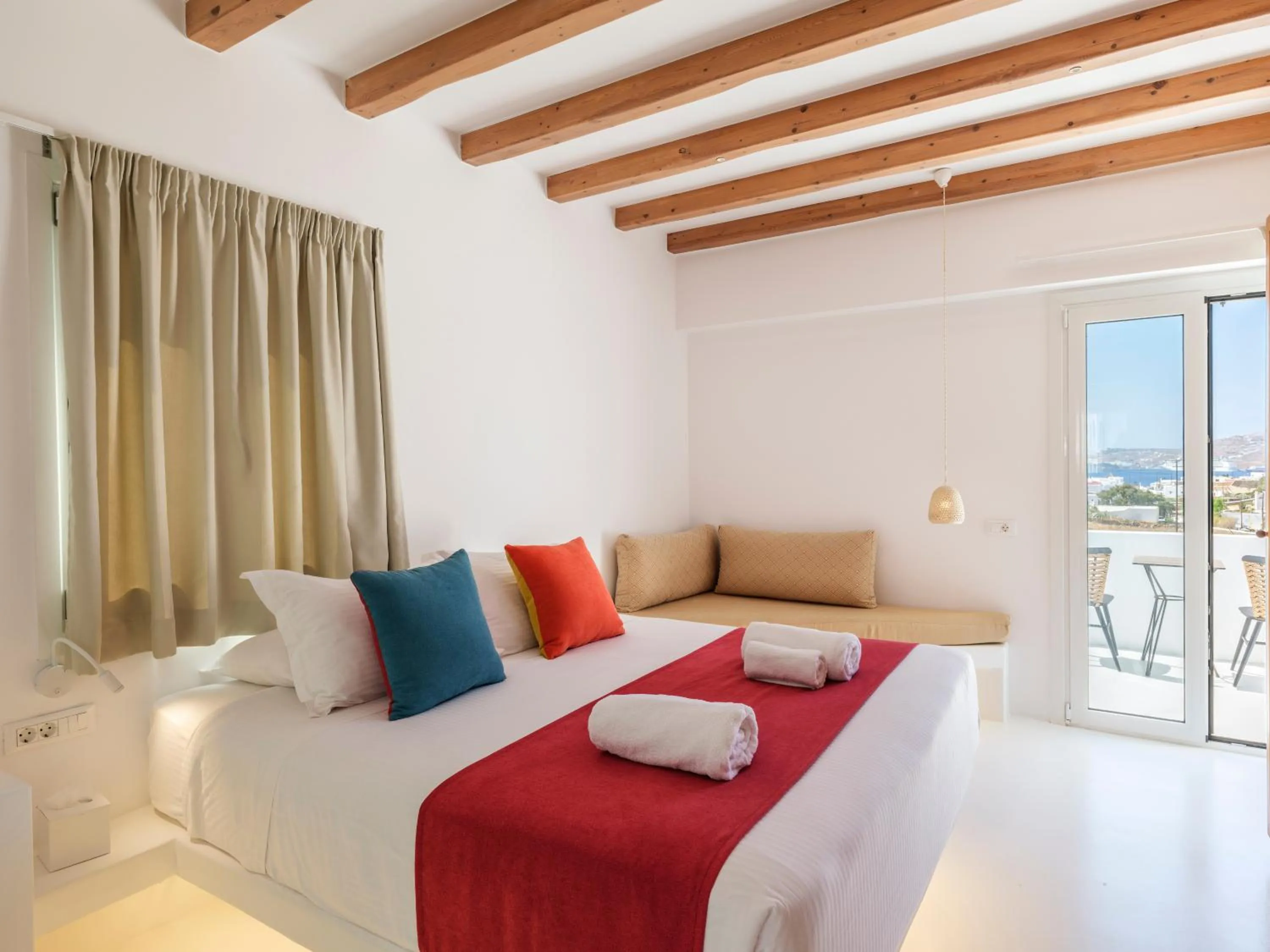 Bed in Akkadian LGBT Boutique Hotel