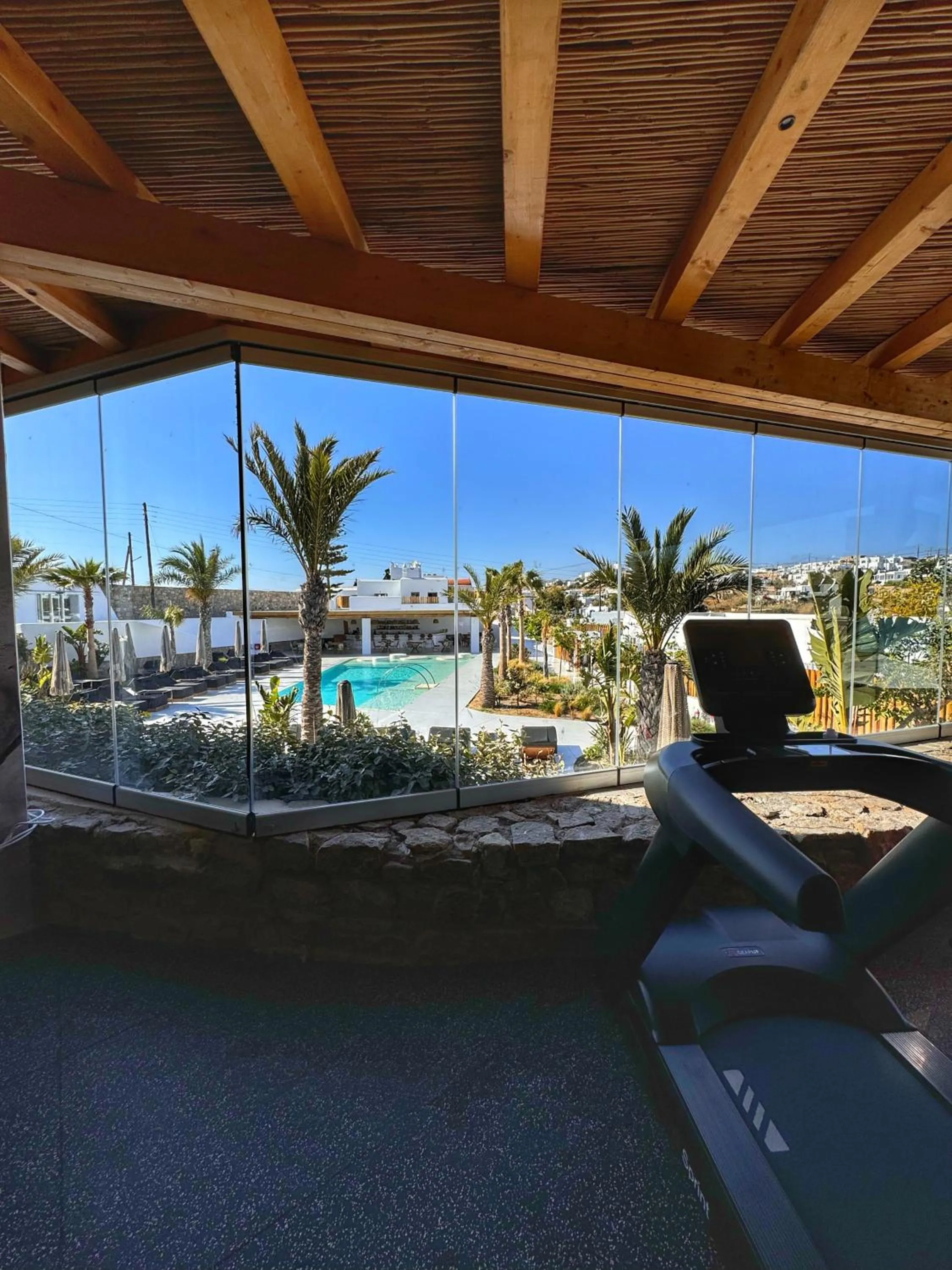 Pool view in Akkadian LGBT Boutique Hotel