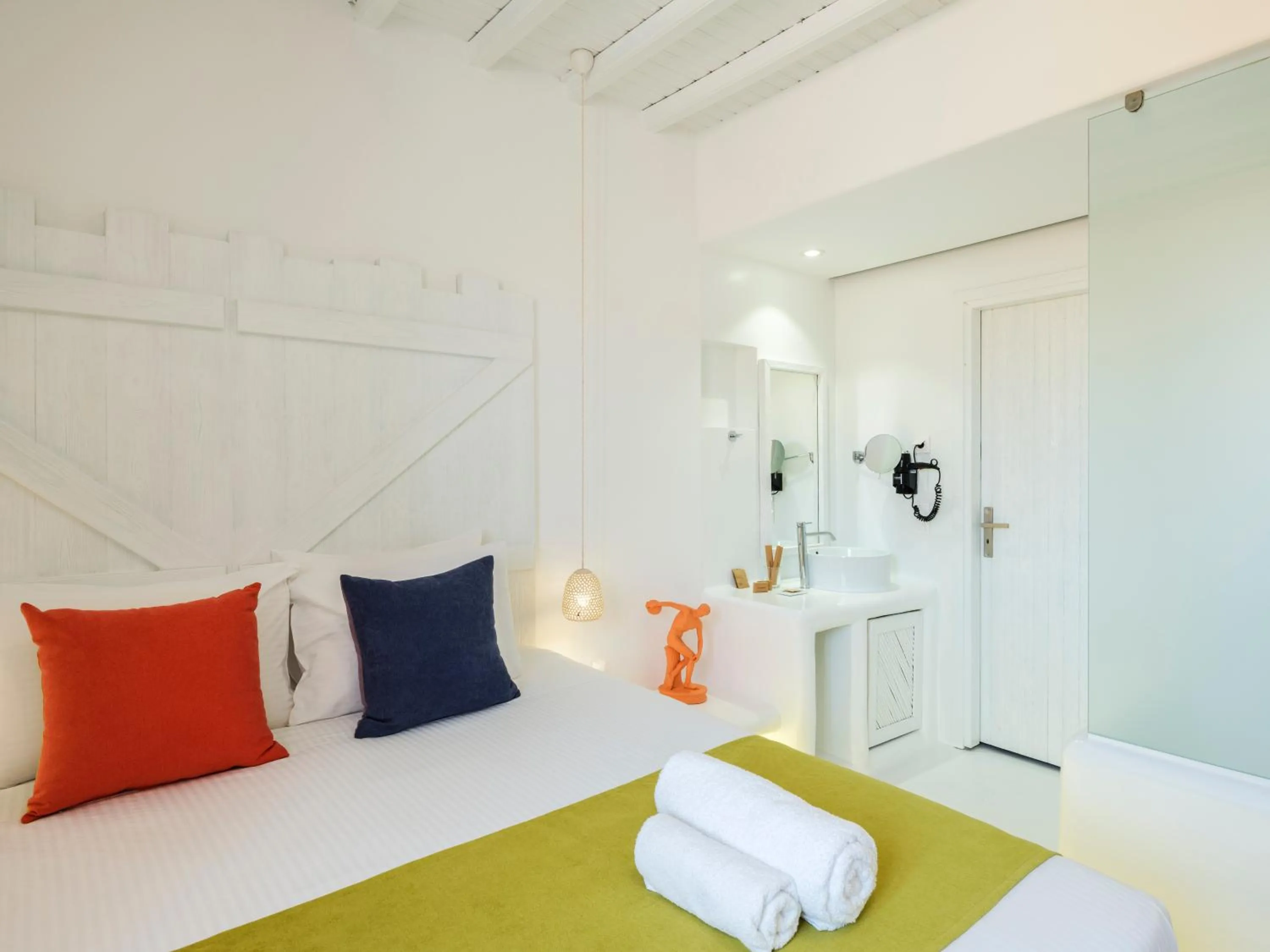 Bed in Akkadian LGBT Boutique Hotel