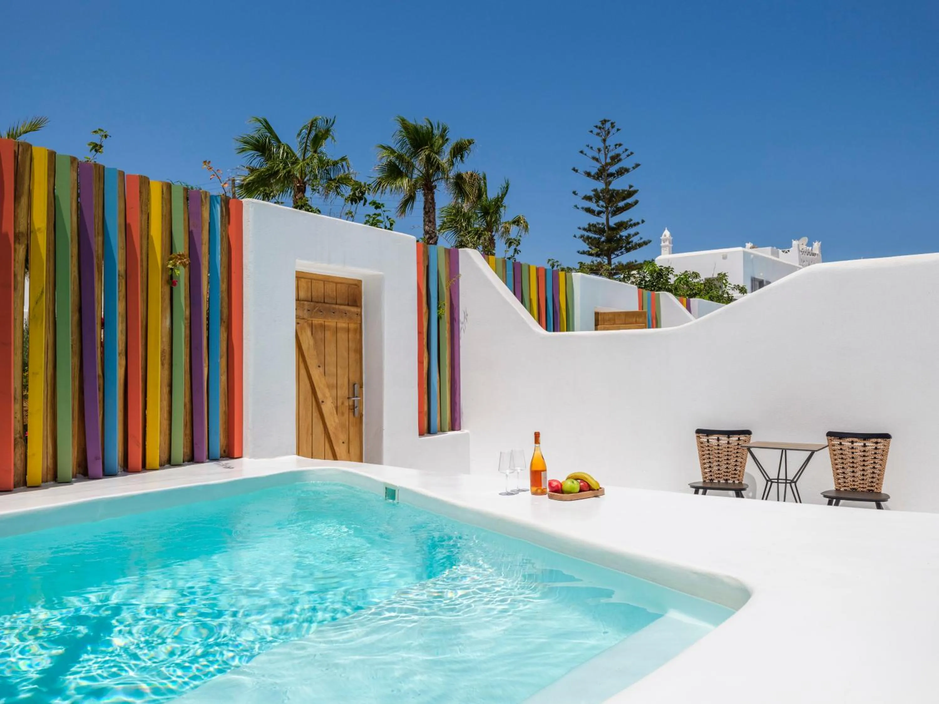 Swimming pool in Akkadian LGBT Boutique Hotel