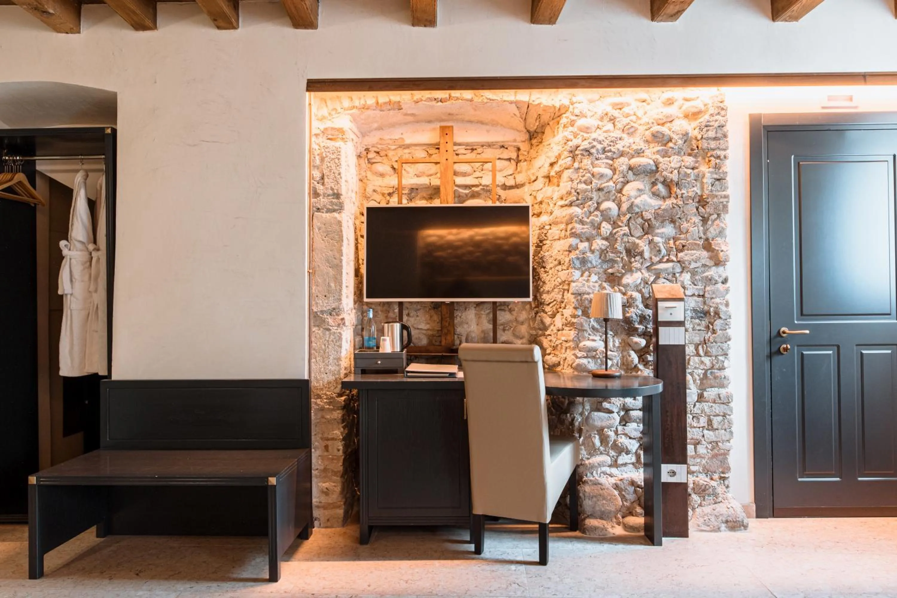 Bedroom in Corte Regia Relais & Spa