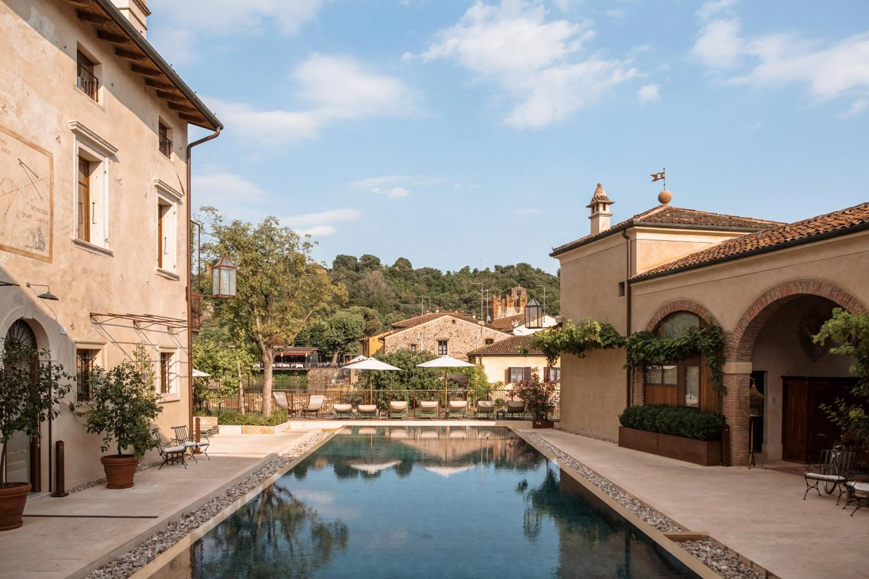 Pool view in Corte Regia Relais & Spa