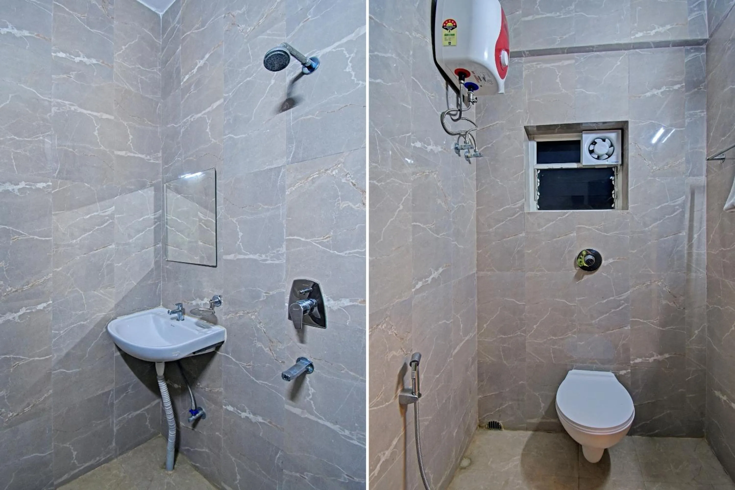 Bathroom in Hotel O by OYO Newtown Galaxy