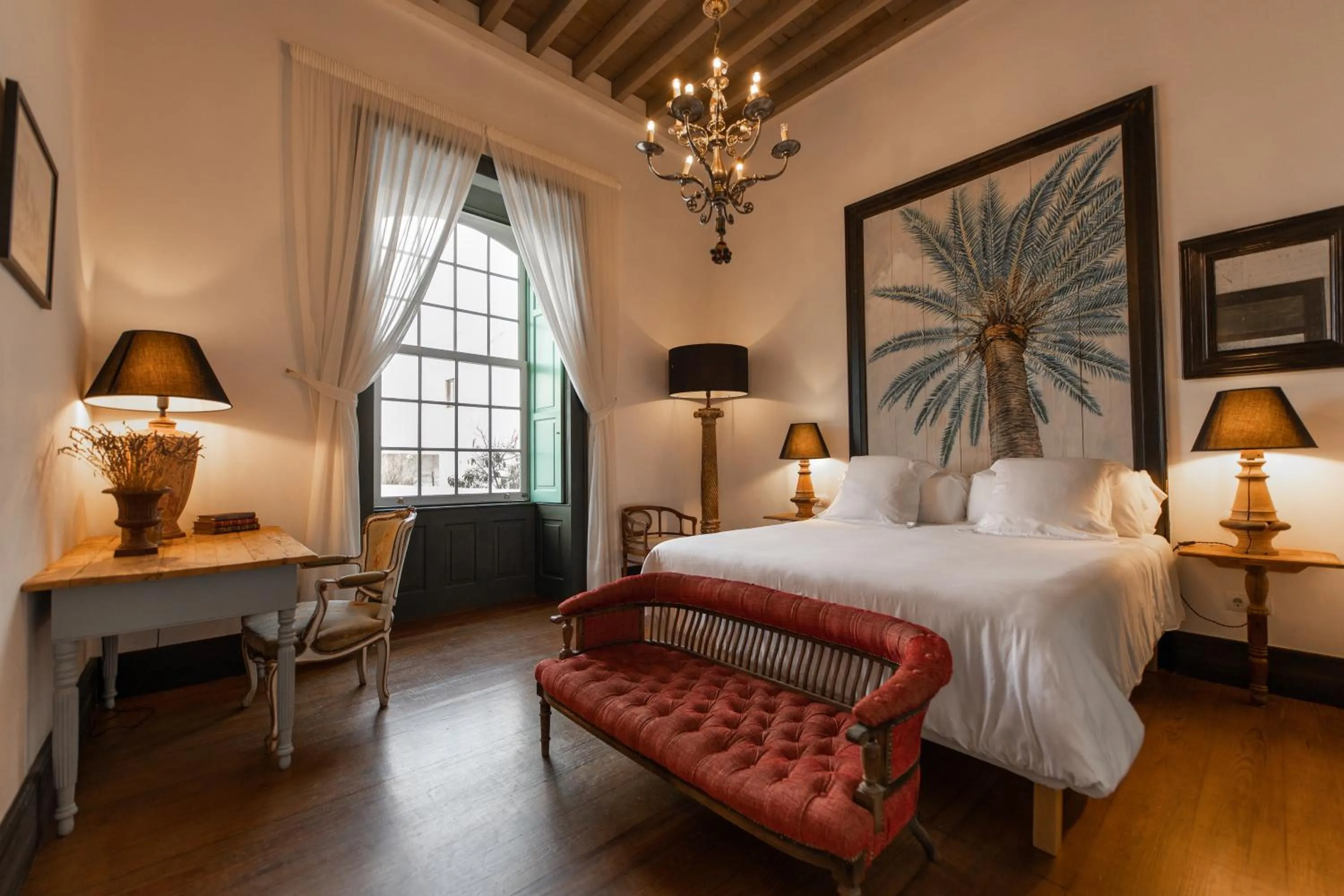 Bed in Hotel Emblemático La Casa de los Naranjos