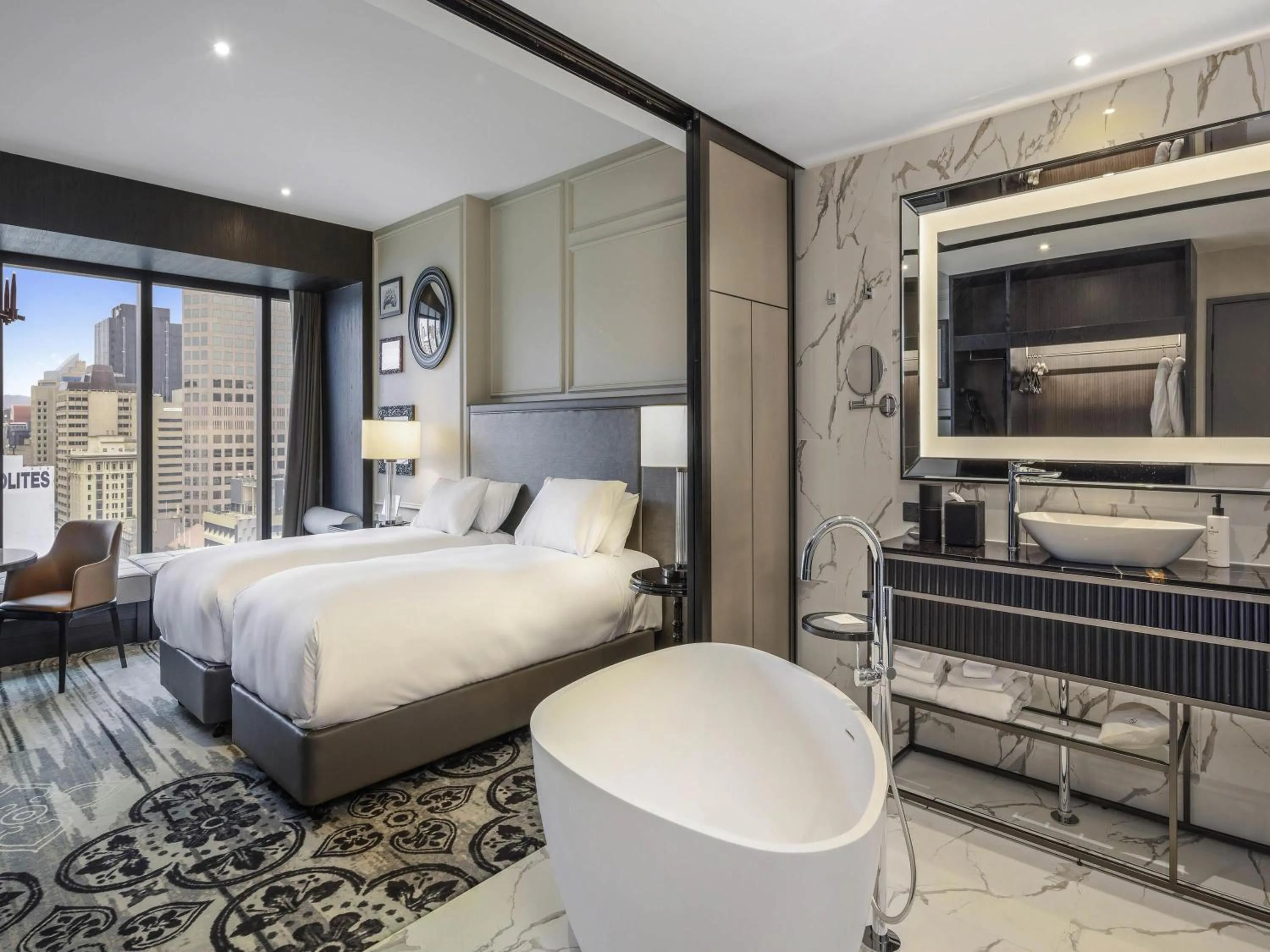 Bedroom, Bed in Sofitel Adelaide