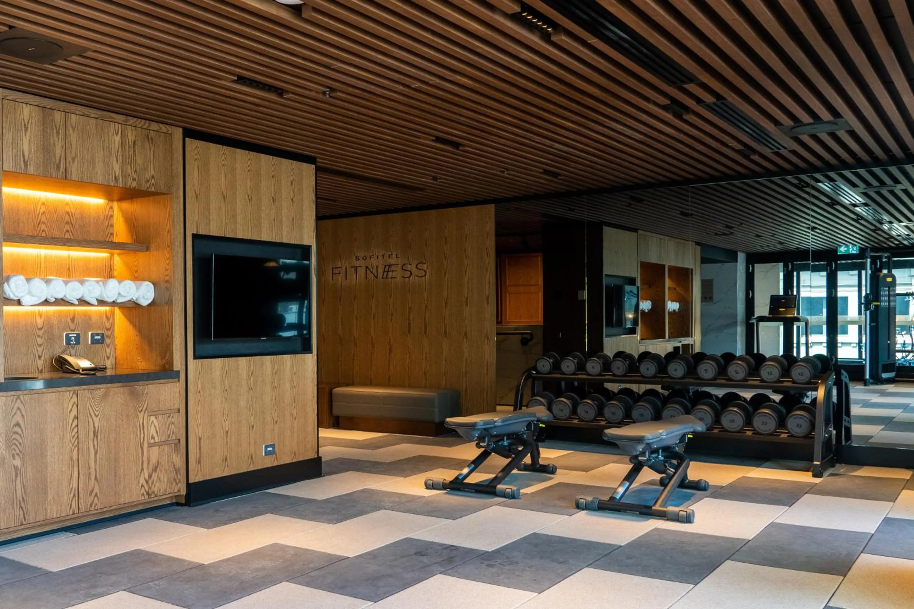 Fitness centre/facilities in Sofitel Adelaide