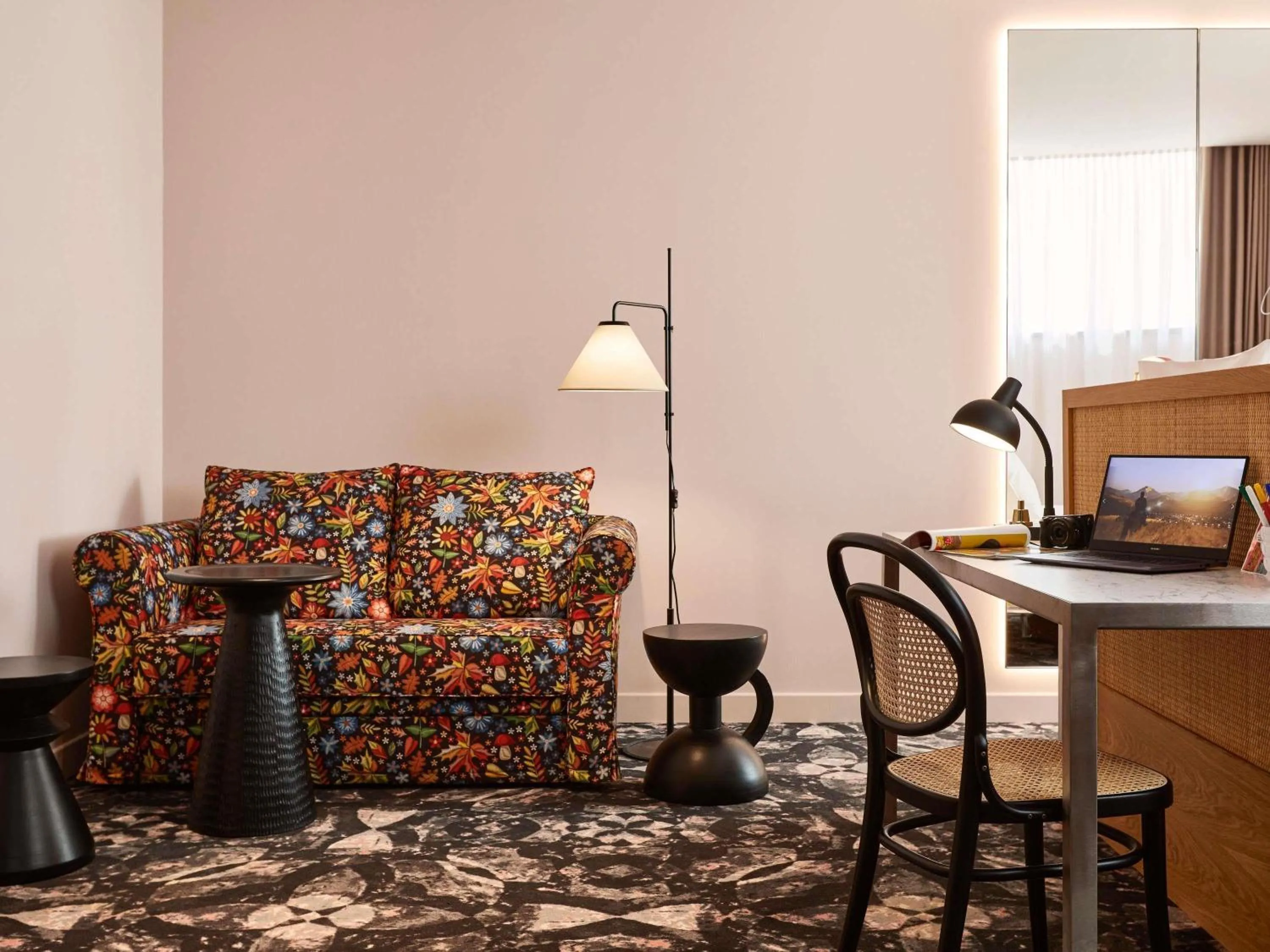 Bedroom in Mama Shelter Roma