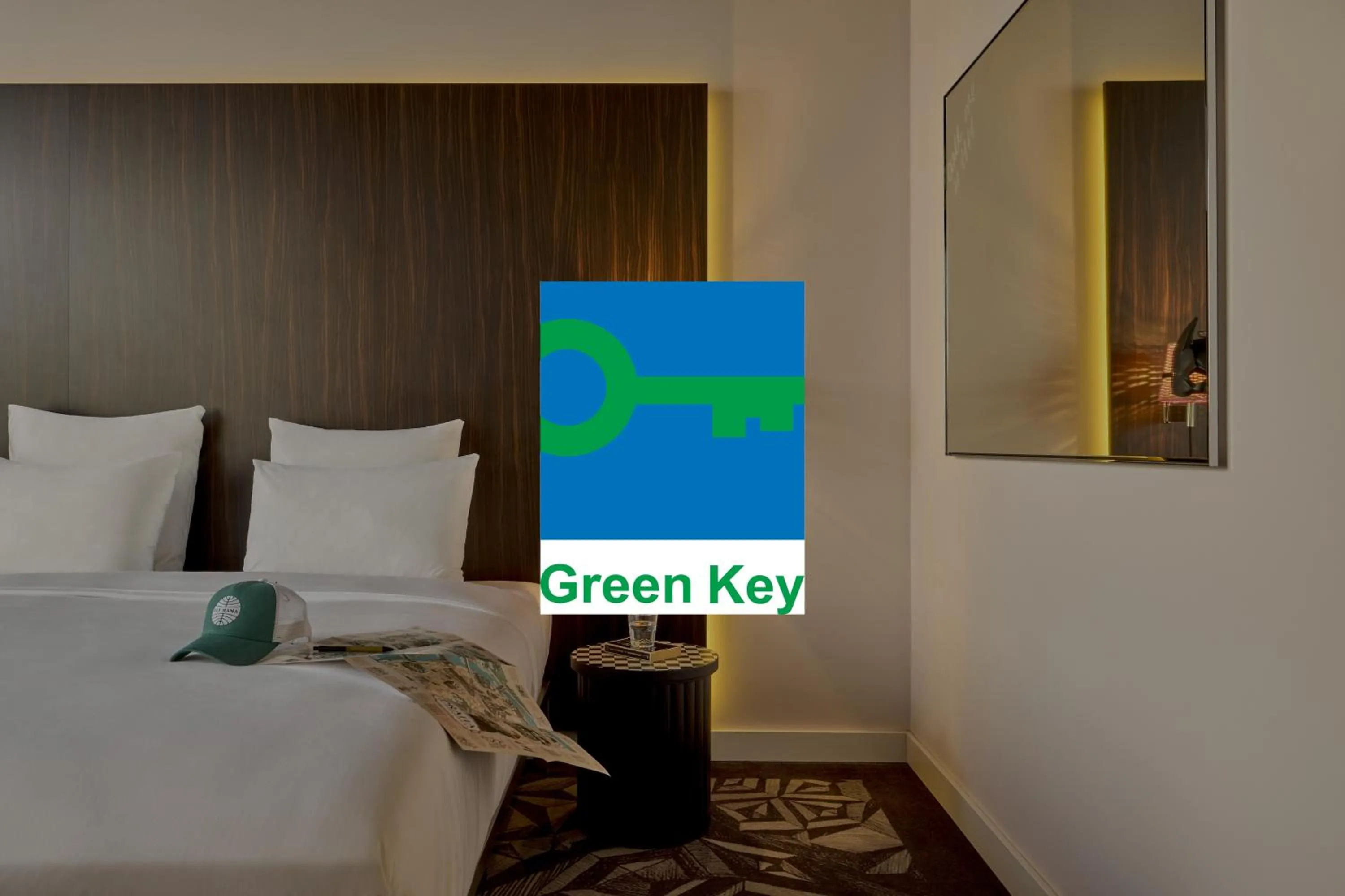 Logo/Certificate/Sign, Bed in Mama Shelter Roma