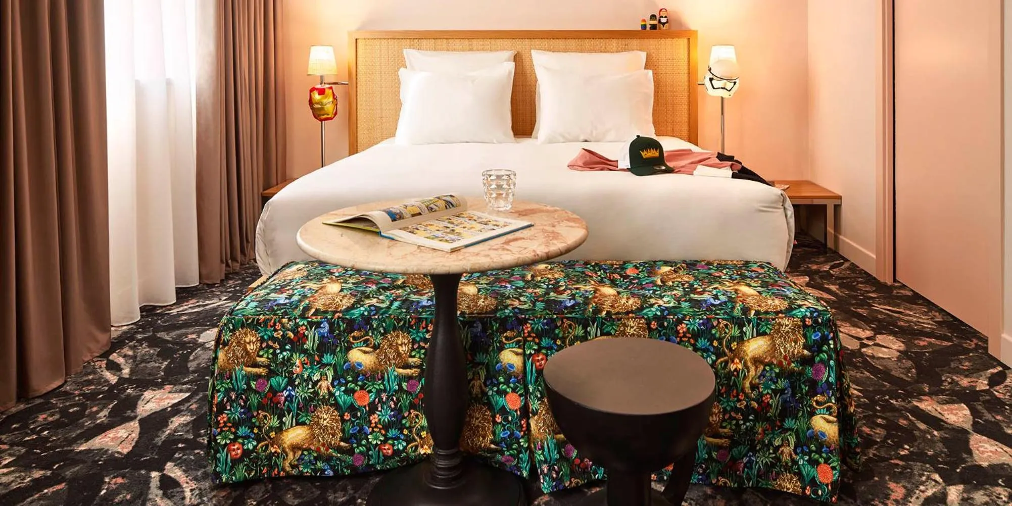 Bed in Mama Shelter Roma